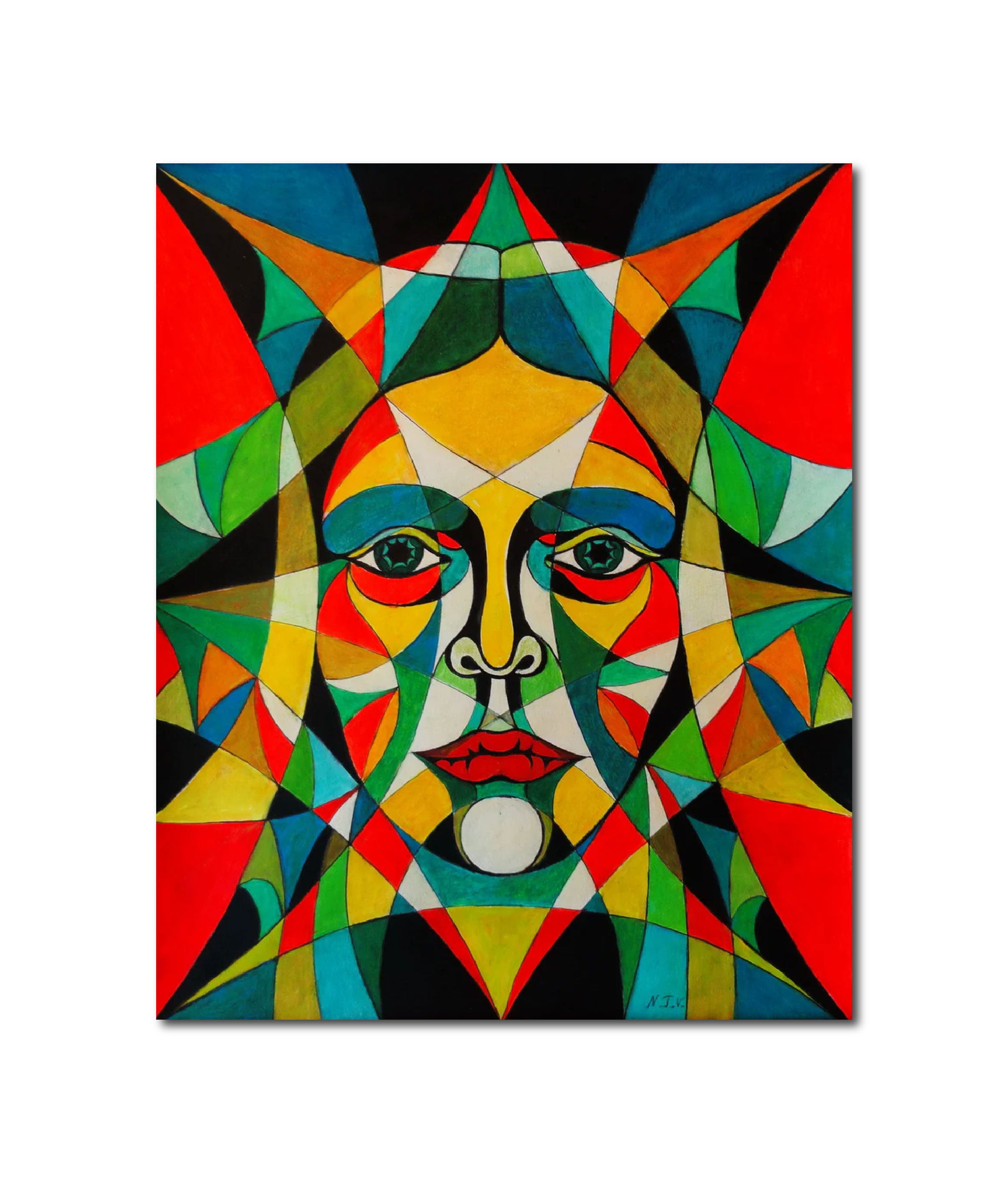 Pencil 'KALEIDOSCOPE' - Colored Pencil Drawing Nina Valetova