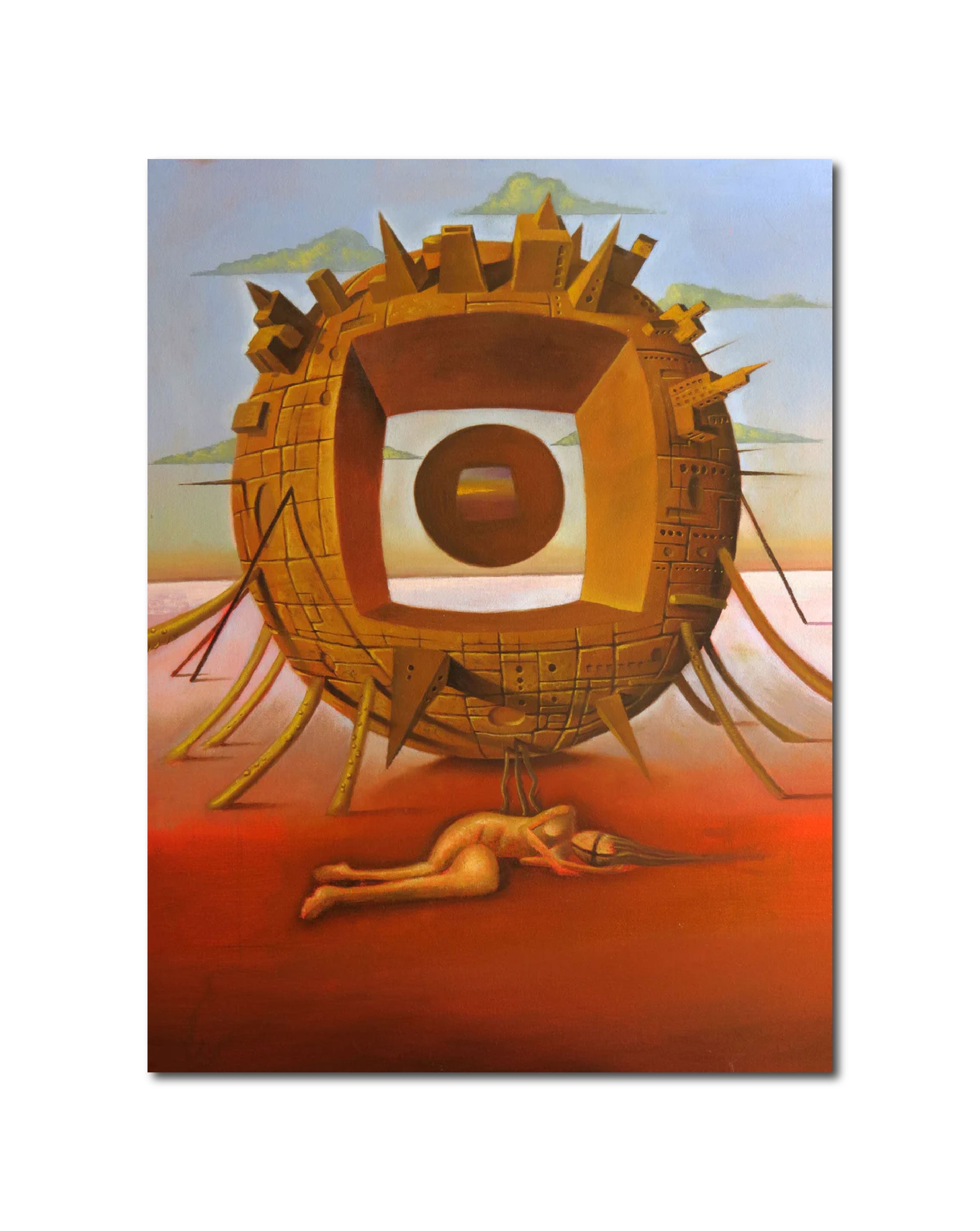 Painting Surrealism 'BATTERY OF DREAMS' Ruben Cukier