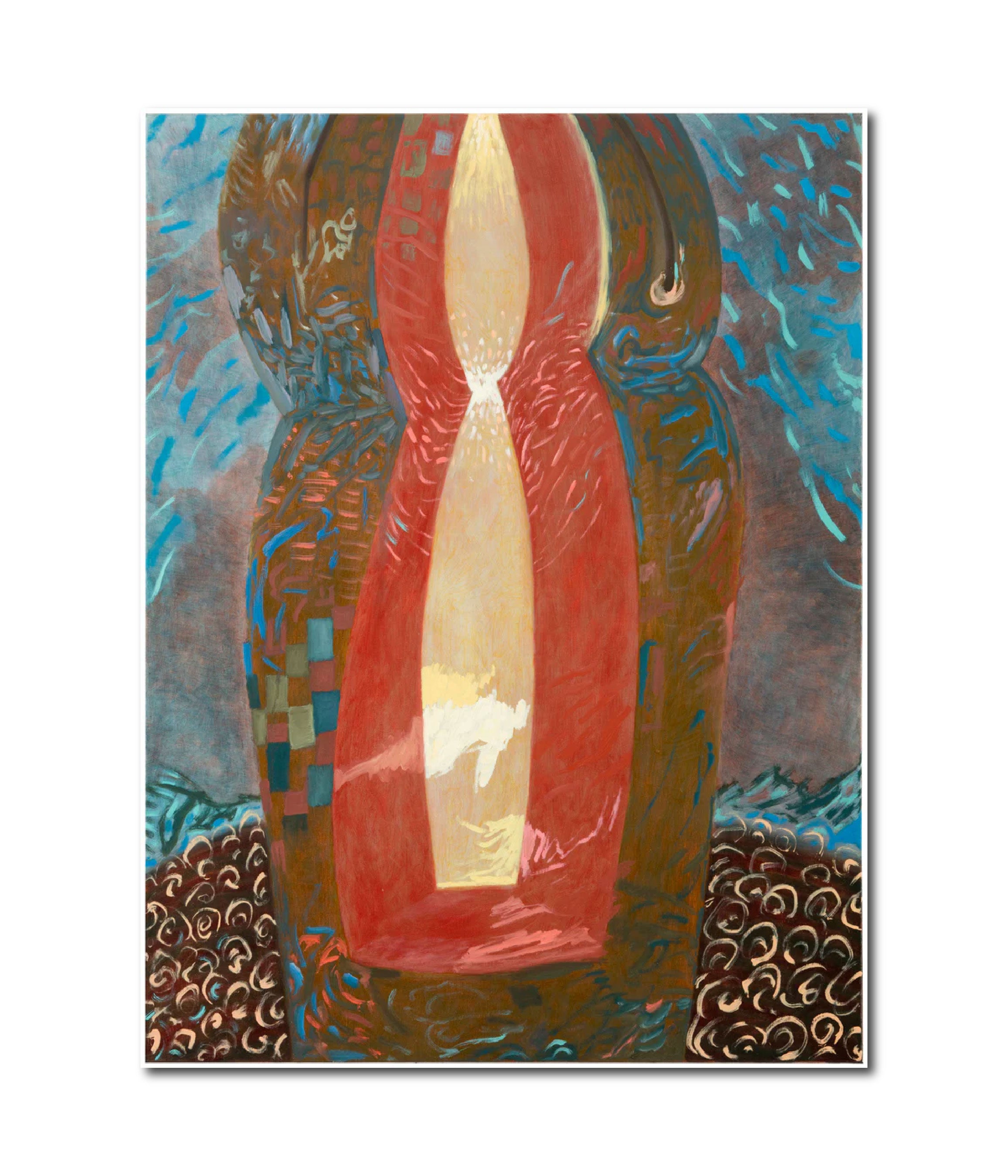 Abstract Contemporary Surrealism 'CONTAINER' - Oil on Canvas Miika Nyyssonen