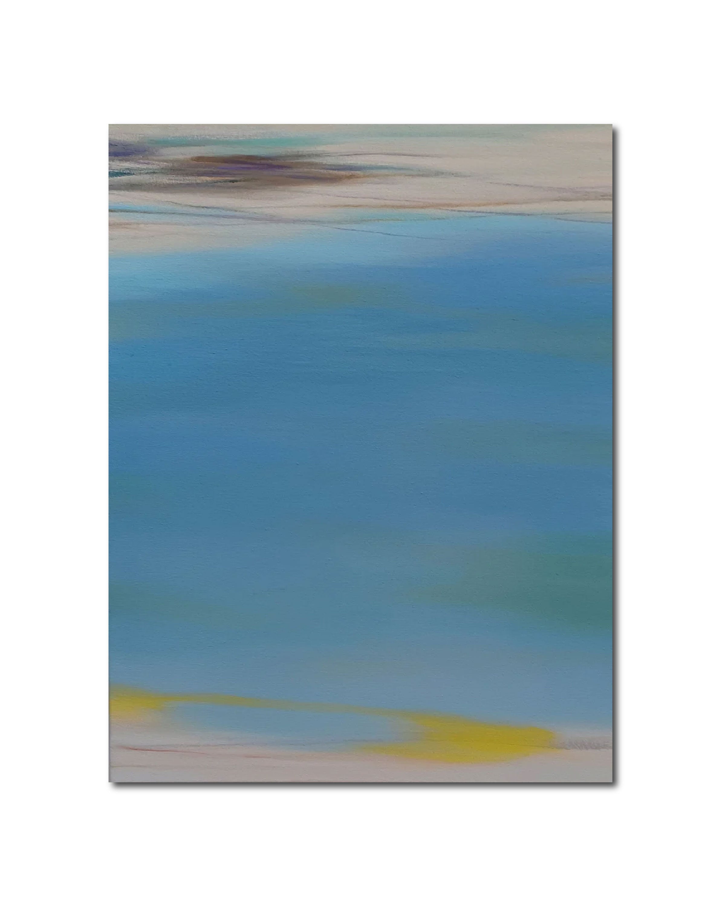 Abstract Oil 'WAVES #91' oil on canvas Robert Melzmuf