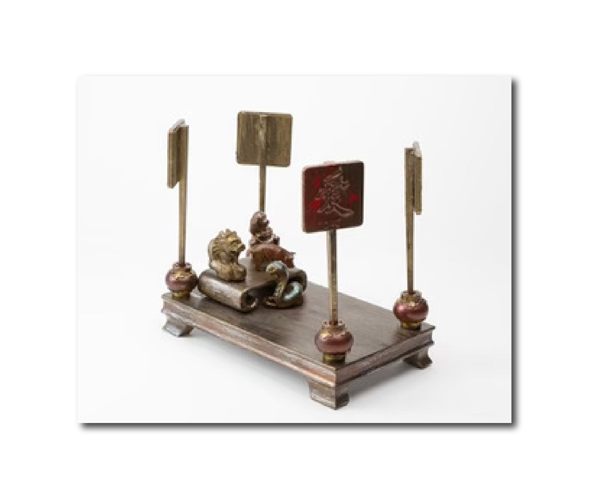 Bronze 4 POSTER BED - HOMAGE TO AI WEI WEI' Leah Poller
