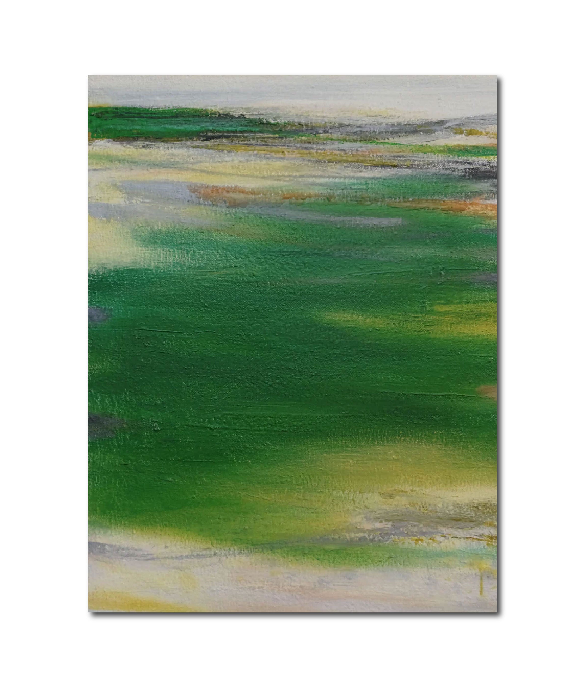 Abstract Oil 'WAVES' - oil on canvas Robert Melzmuf