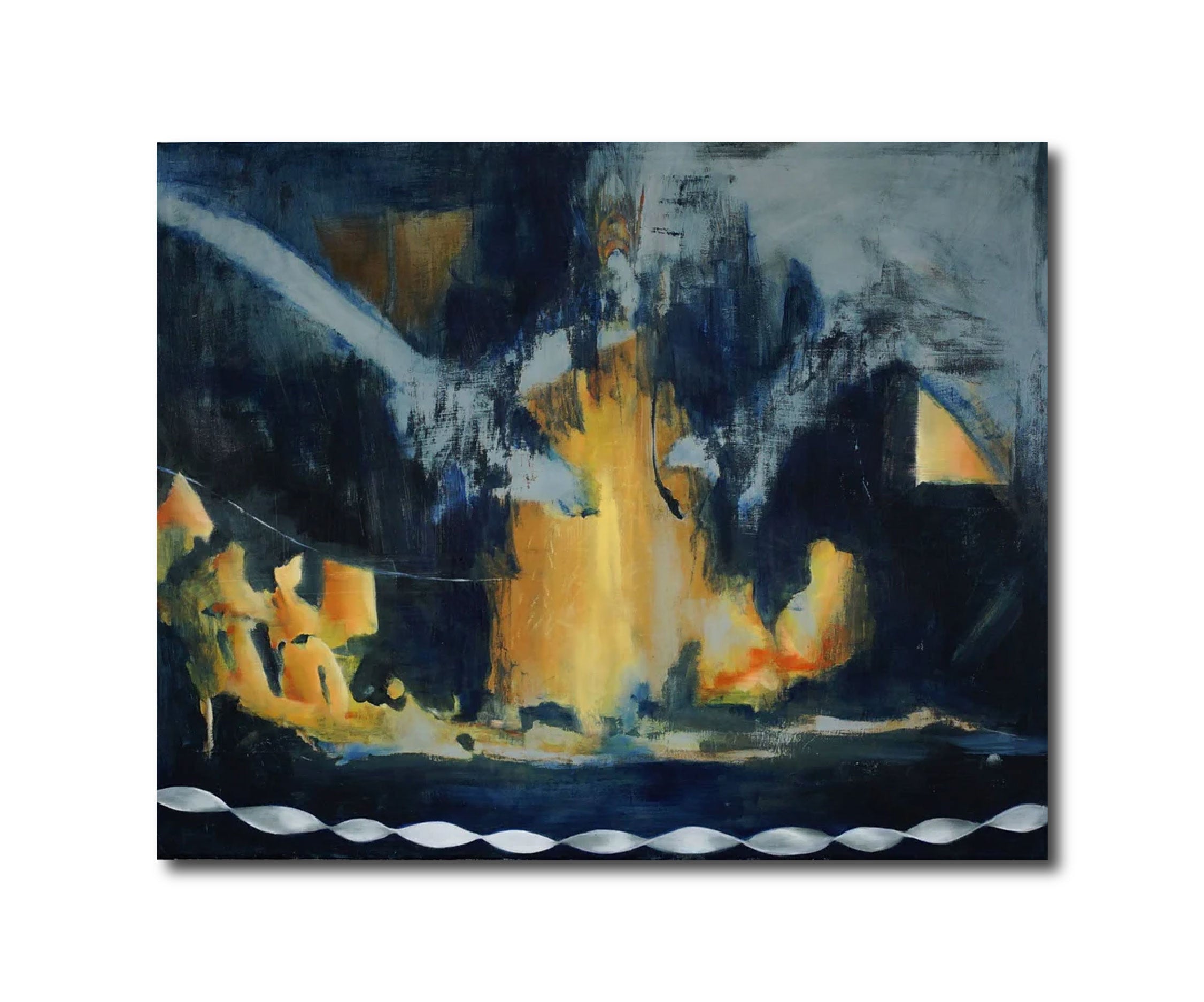 Painting 'CEREMONIALS' - Oil on Canvas Karolina Zglobicka