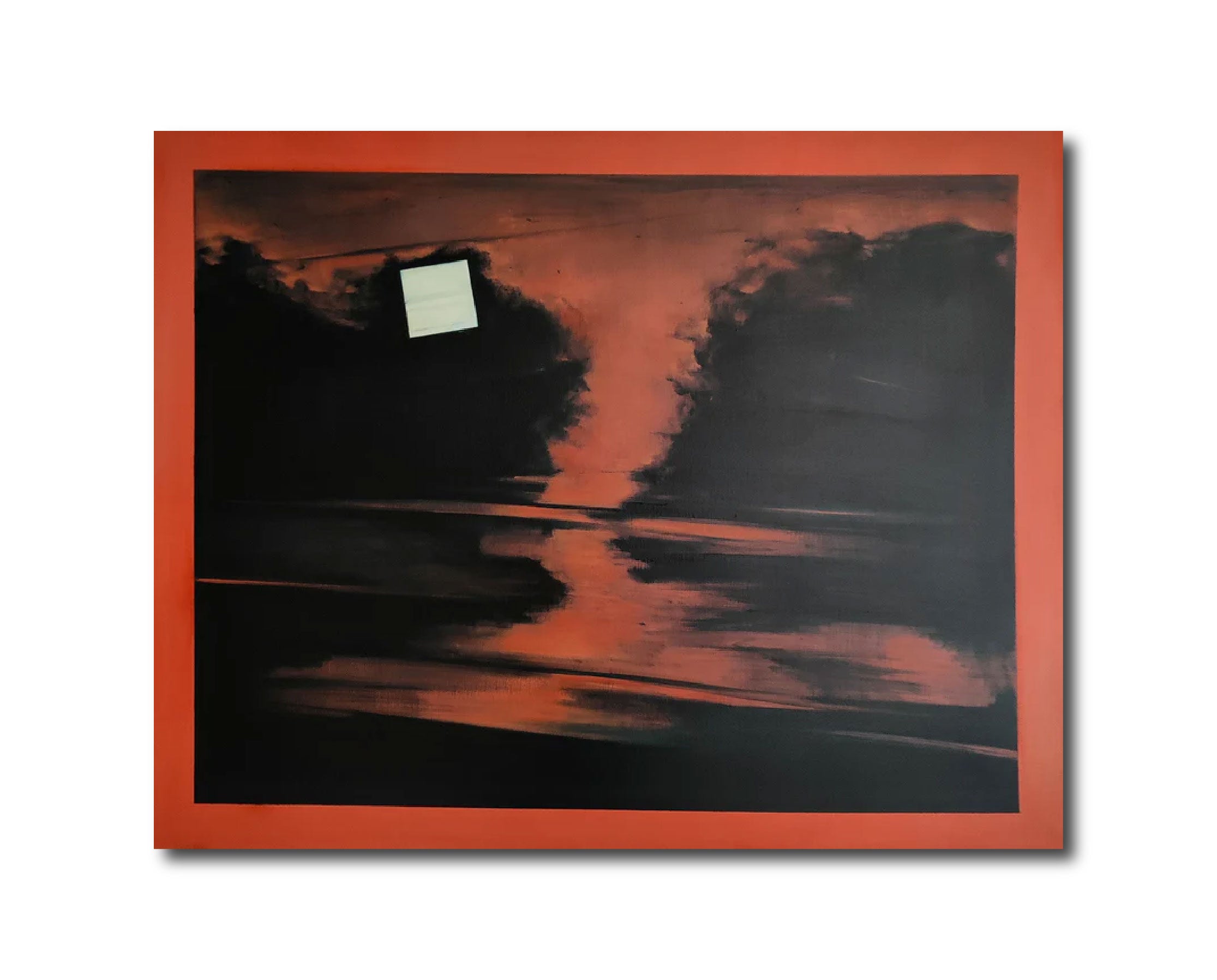 Landscape 'LANDSCAPE WITH A NOTE' - Oil on Canvas Karolina Zglobicka