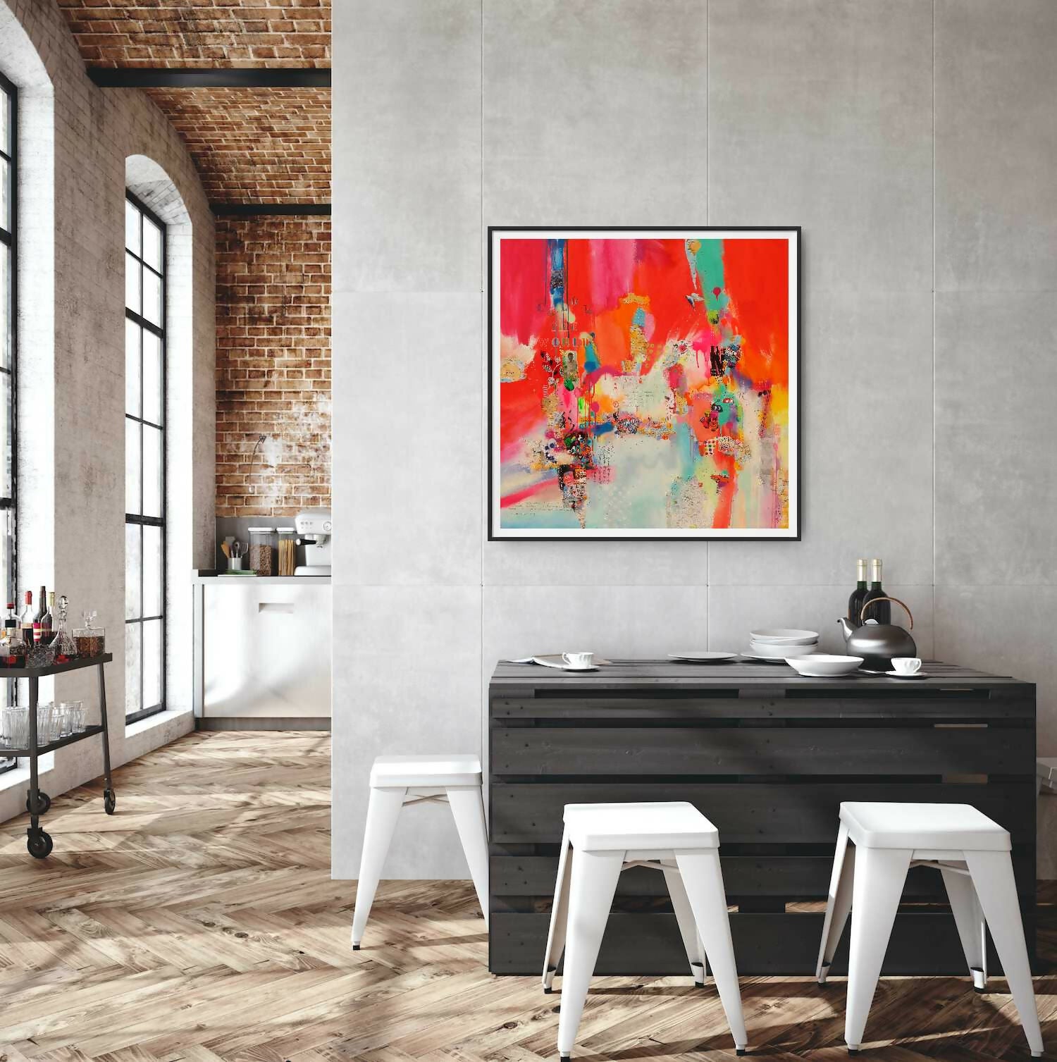 Abstract Art Contemporary Pop Art Prints Visionary Color the world Xiaoyang Galas