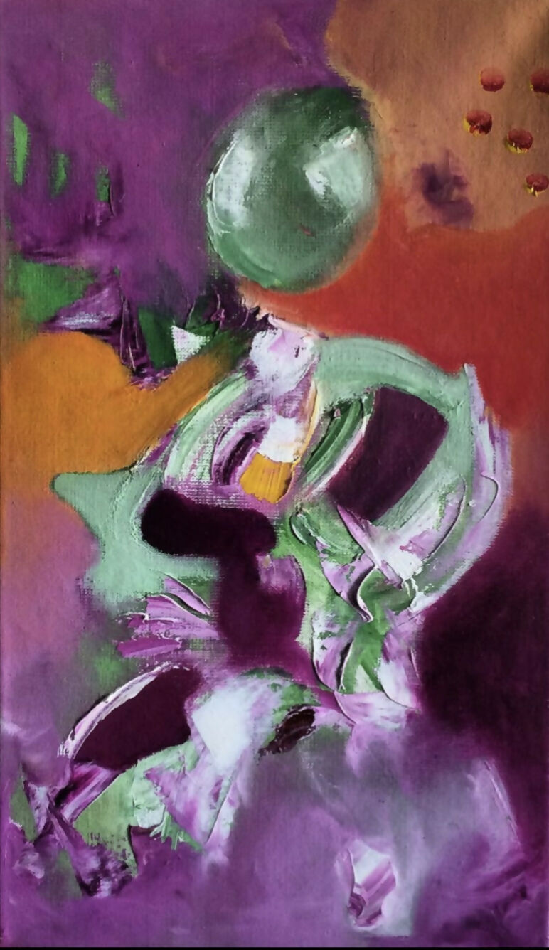 Abstract Art Contemporary Expressionist Oil Visionary Visions Gio Saint-Père