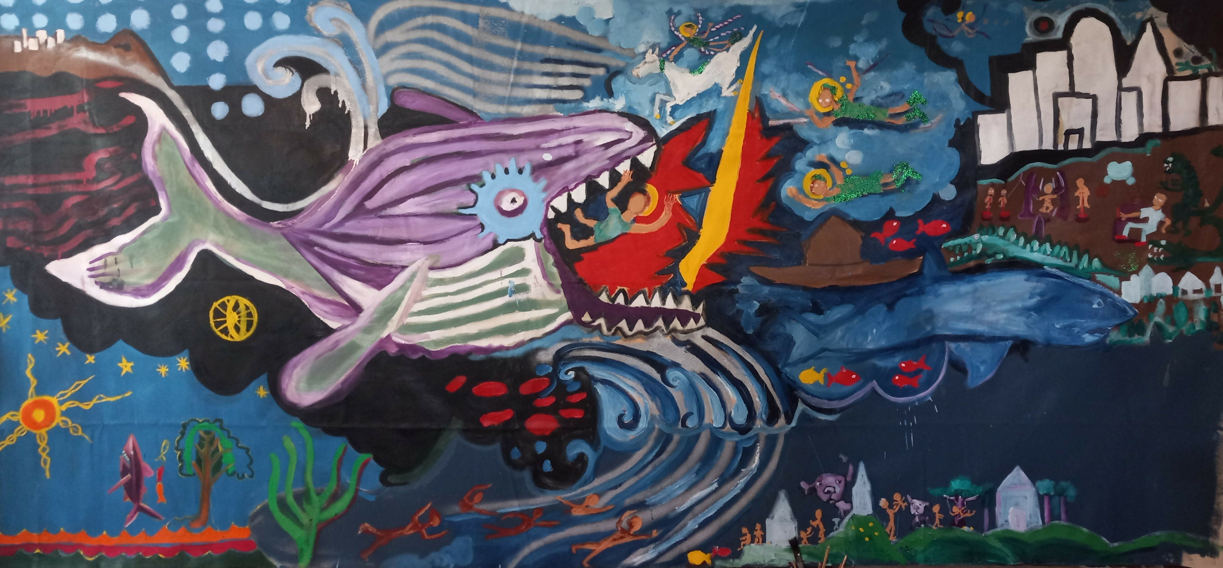 Oil Whale of a Time Mernie Baker