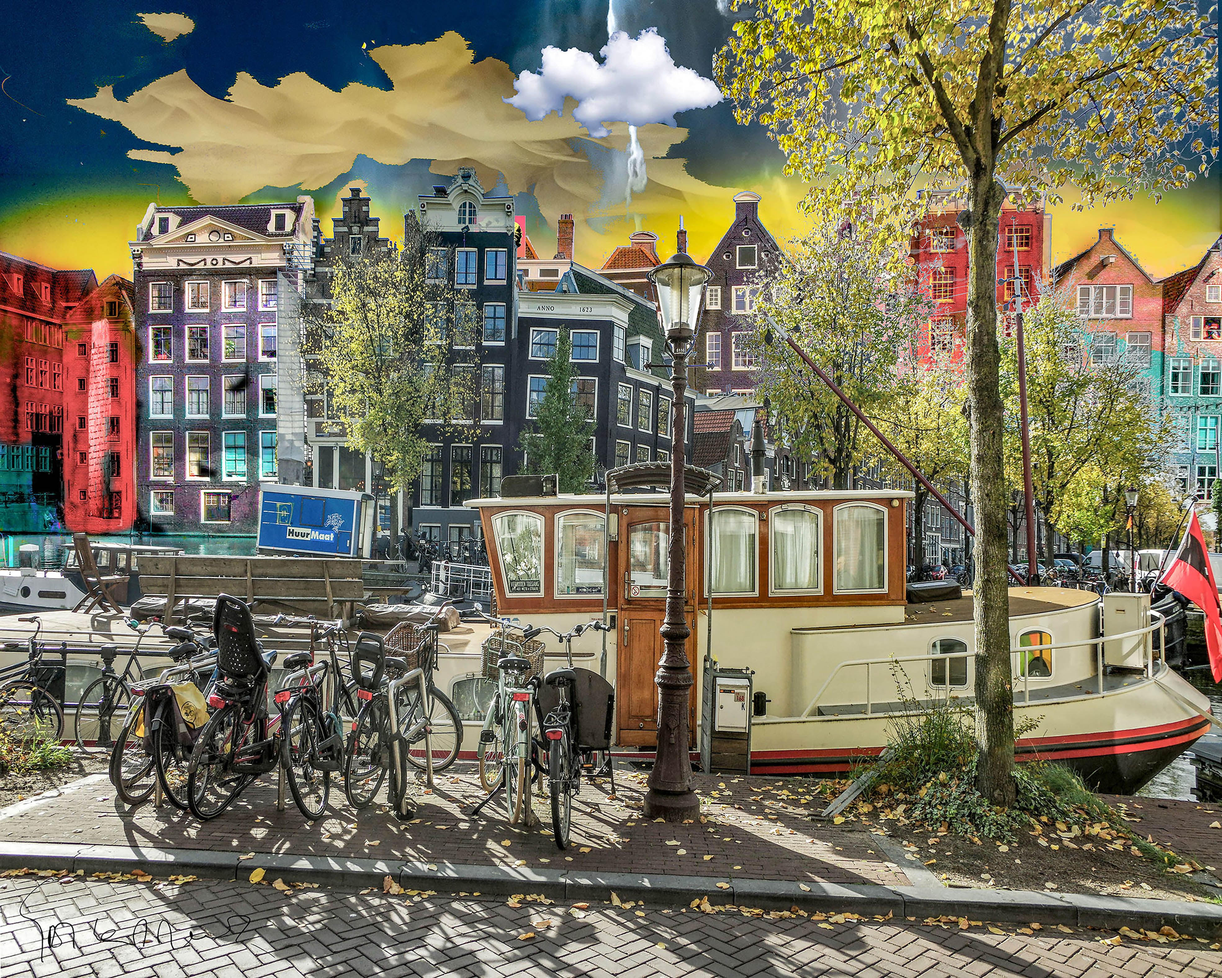 Amsterdam view opus 427 Geert Lemmers