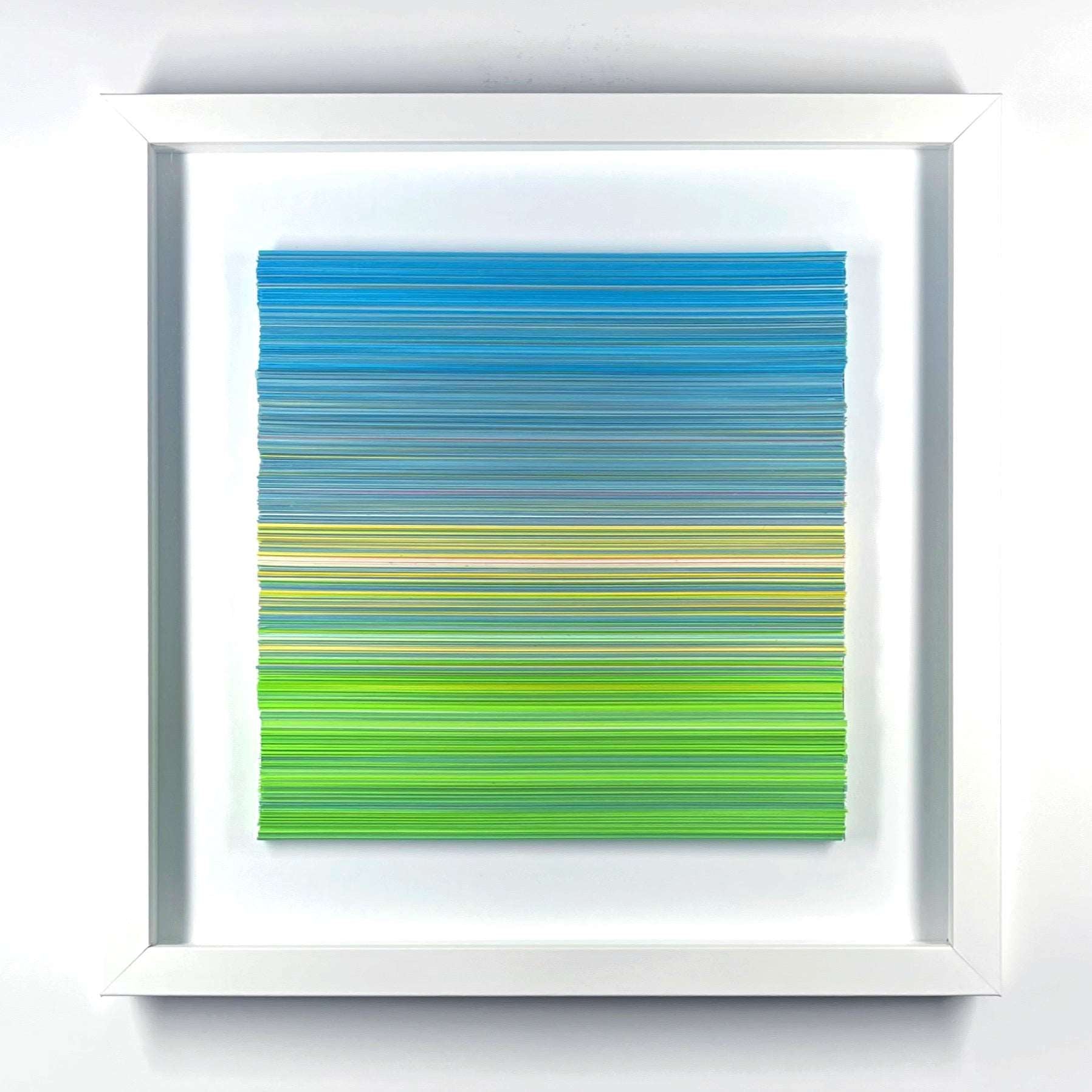 '... AND BREATH' - Hand-cut strips of card stock David Dunleavy