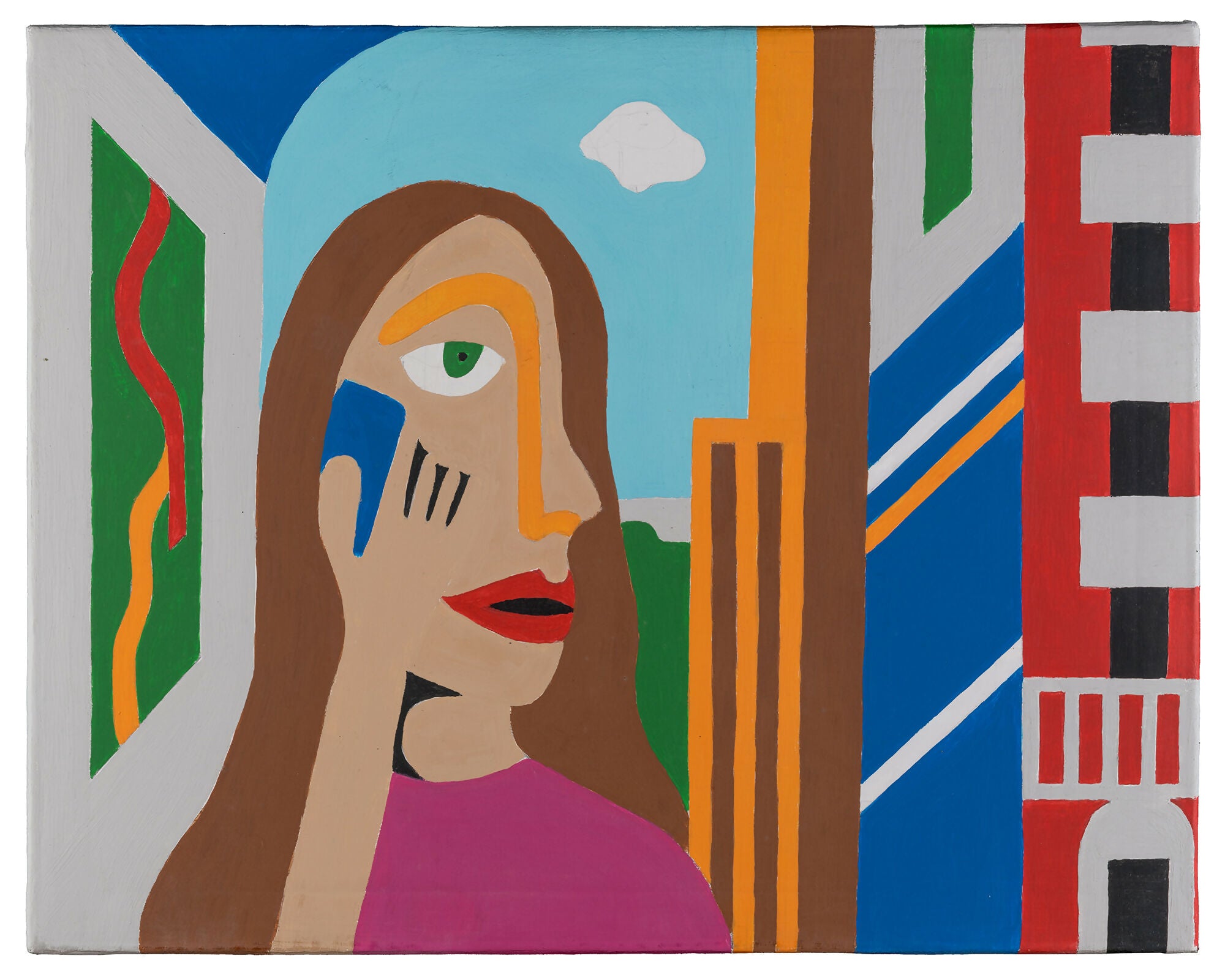 Acrylic Art Contemporary Cubism Geometric Painting Pop Art Prints Surrealism Surrealist Urbexity Annie Hetrick-Dahm Art