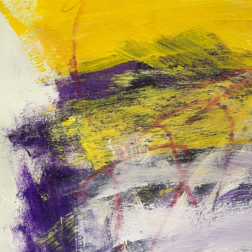 Abstract Mixed Media Painting 'PERPETUAL PURPOSE' - Mixed Media Abstract Art Painting Sam Lewis