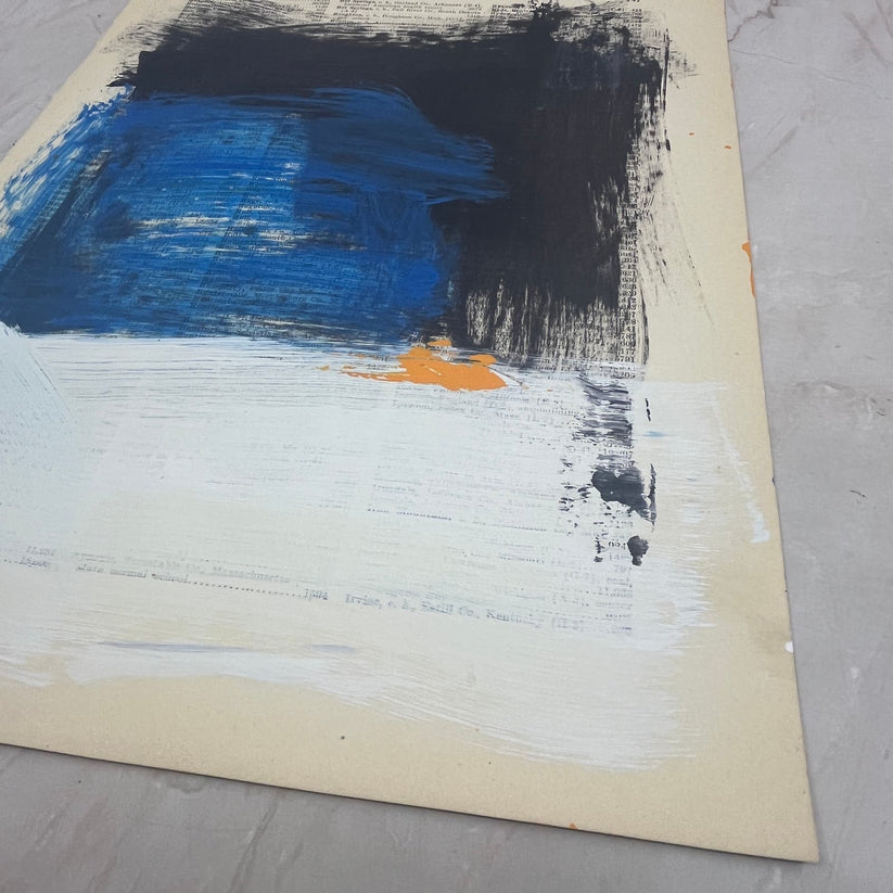 Abstract Mixed Media Painting 'WANDERLUST SERIES #15' - Original Mixed Media Abstract Art Painting Sam Lewis