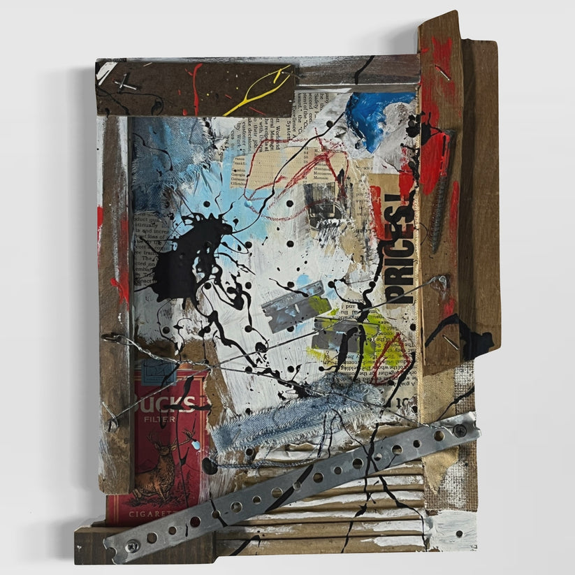 Abstract 'BUCKS' - Mixed Media Sam Lewis