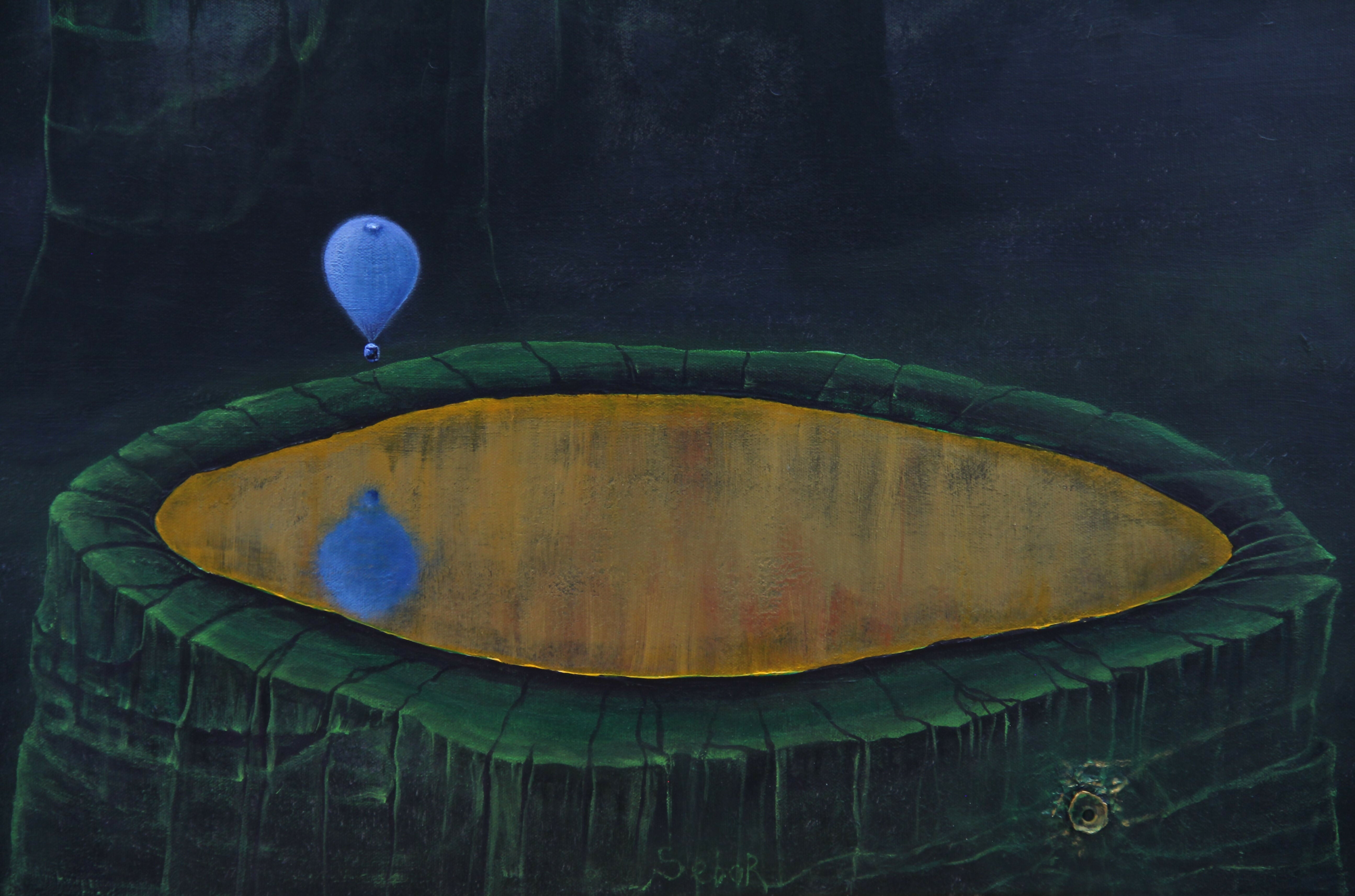 Acrylic Landscape Mixed Media Oil Surrealism El Dorado Serguei Borodouline