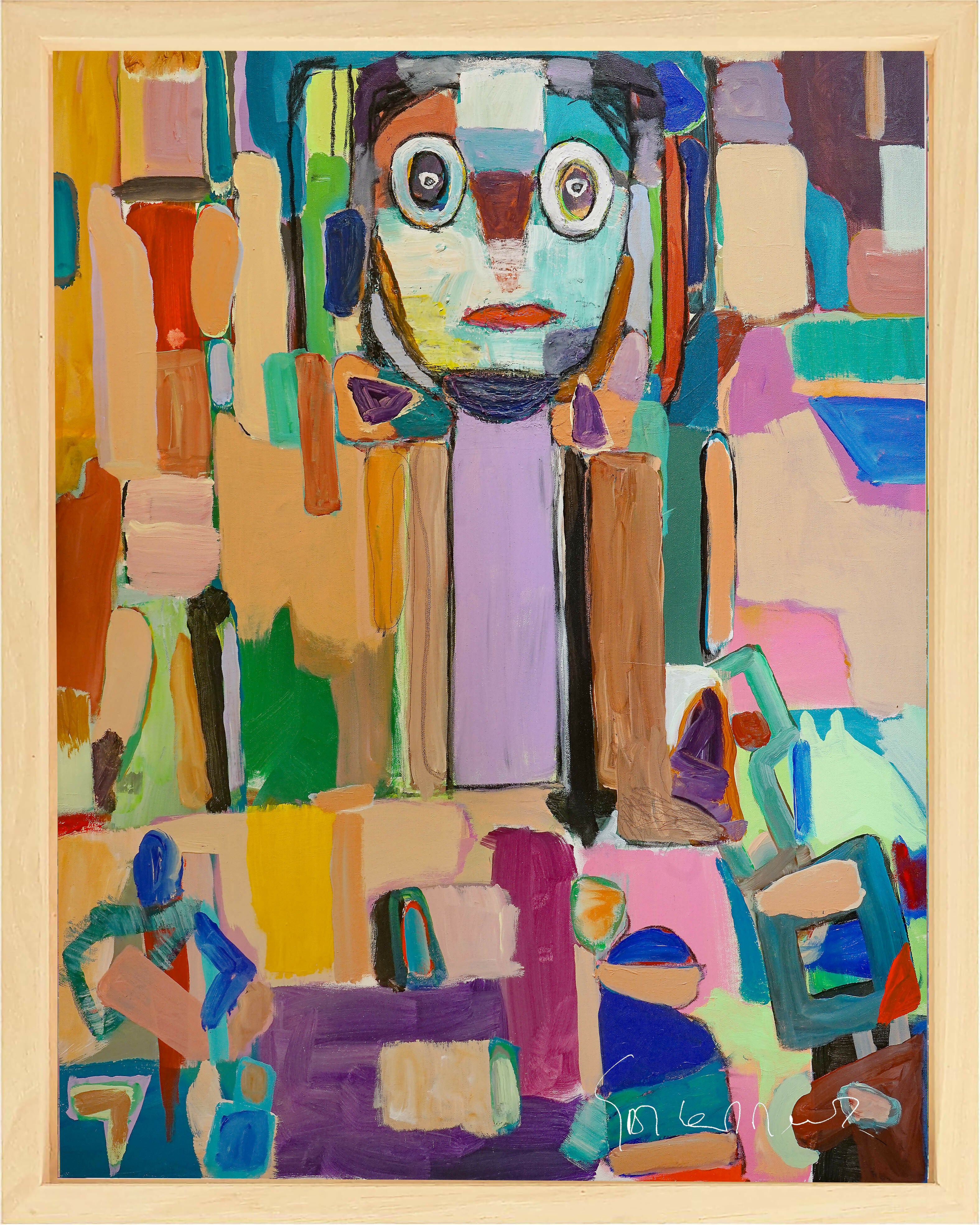 Abstract Acrylic Art Contemporary Expressionist Adapted culture 104 Geert Lemmers