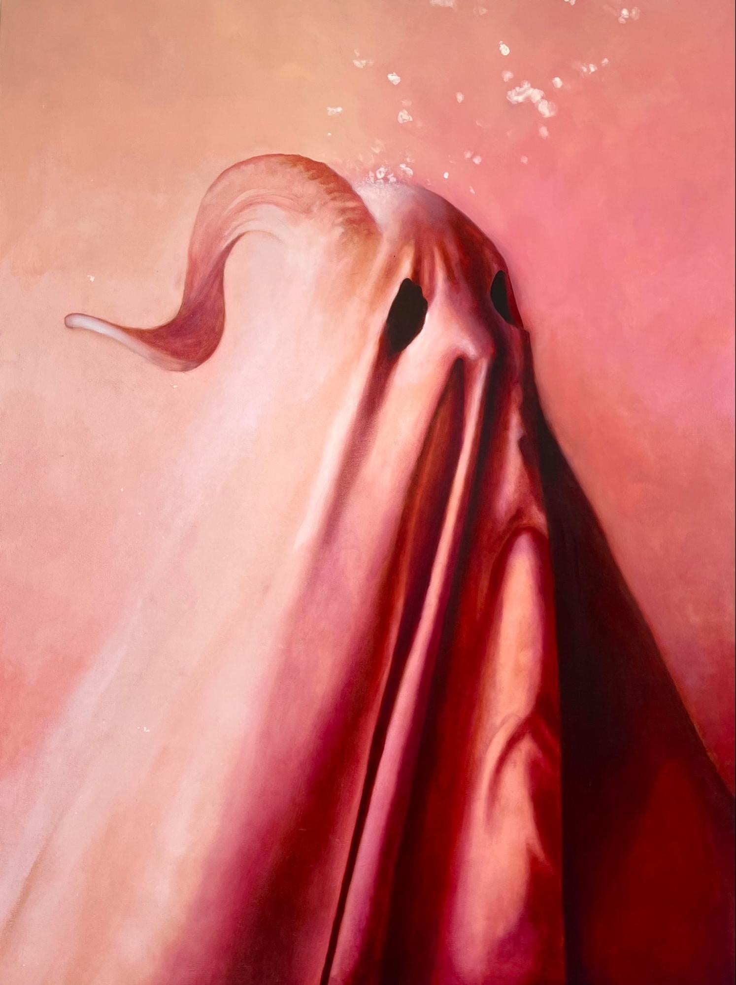 Expressionist Figurative Oil Painting 'MY FRIEND APRIL SNOW' - Oil on Canvas Michael Prettyman