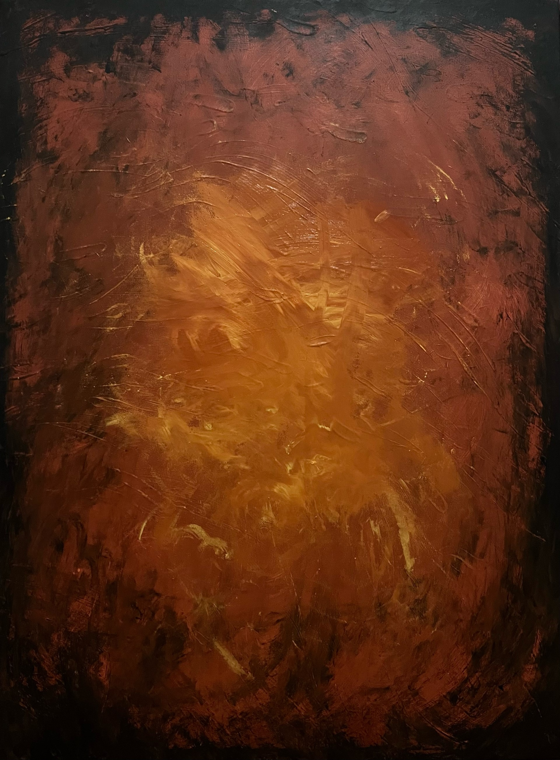 Abstract Acrylic Painting 'EVEN IF AIN'T NO SUNSHINE' Acrylics Amanda Kowalski