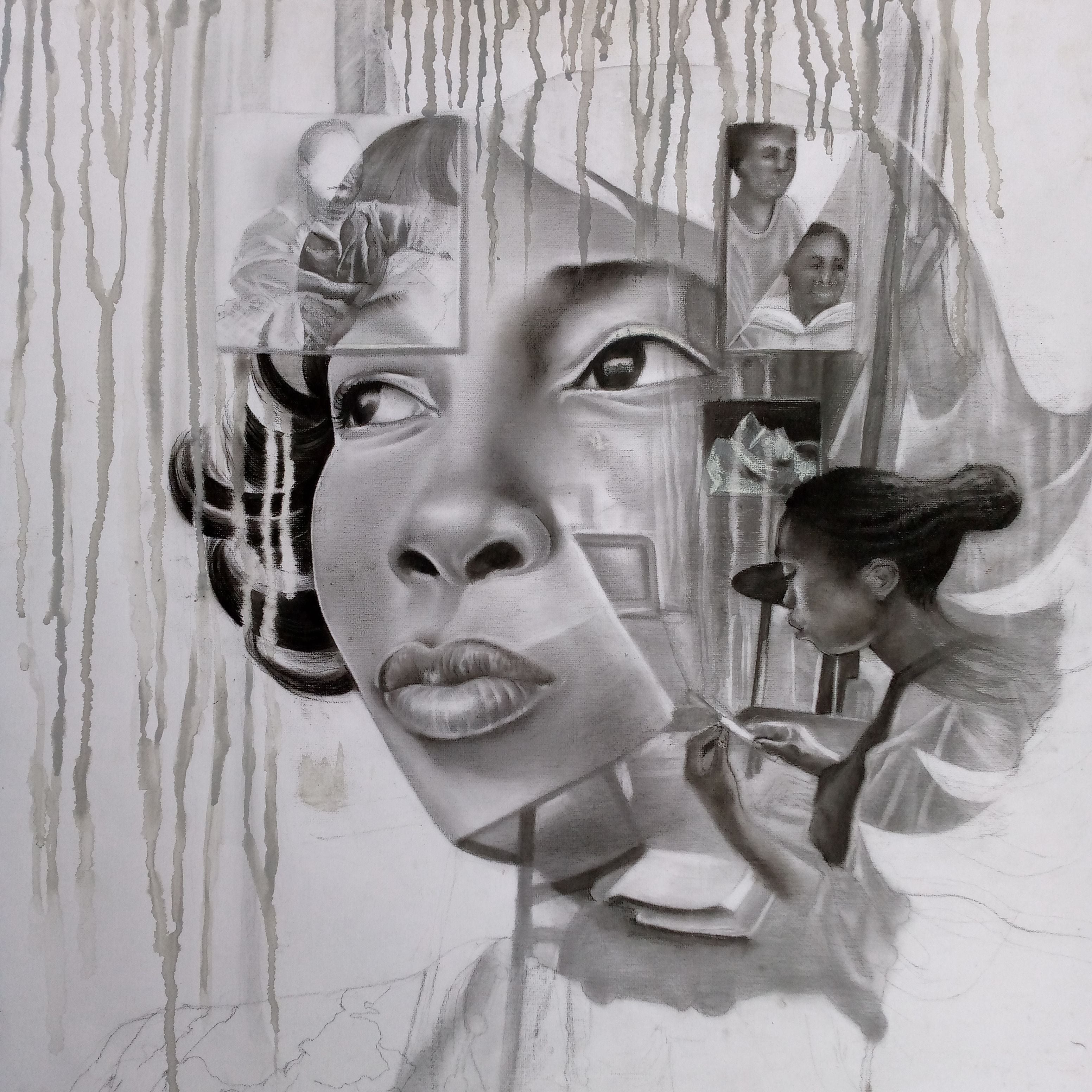 Drawing 'LOCKDOWN NO BI LOCKUP' - Drawing Clara Aden