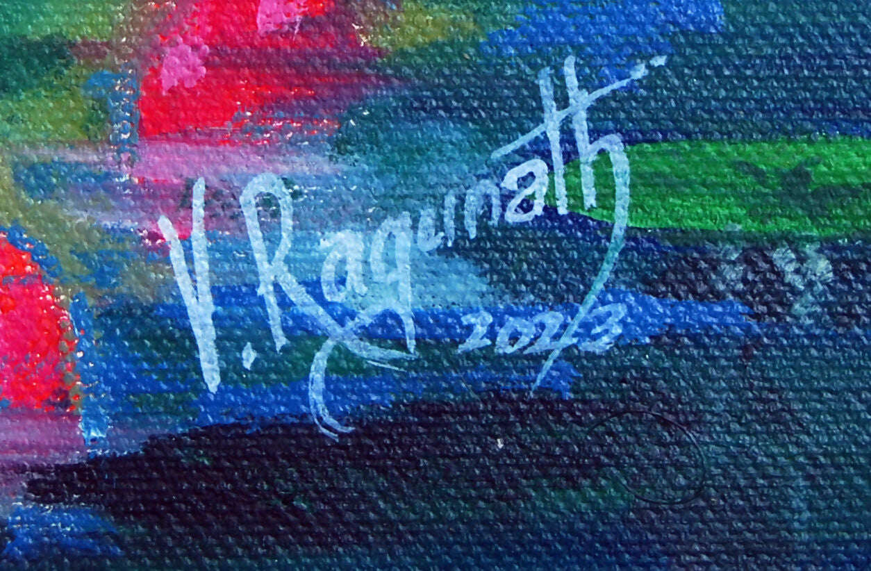 Landscape Oil AMID THE BLOOM V. RAGUNATH