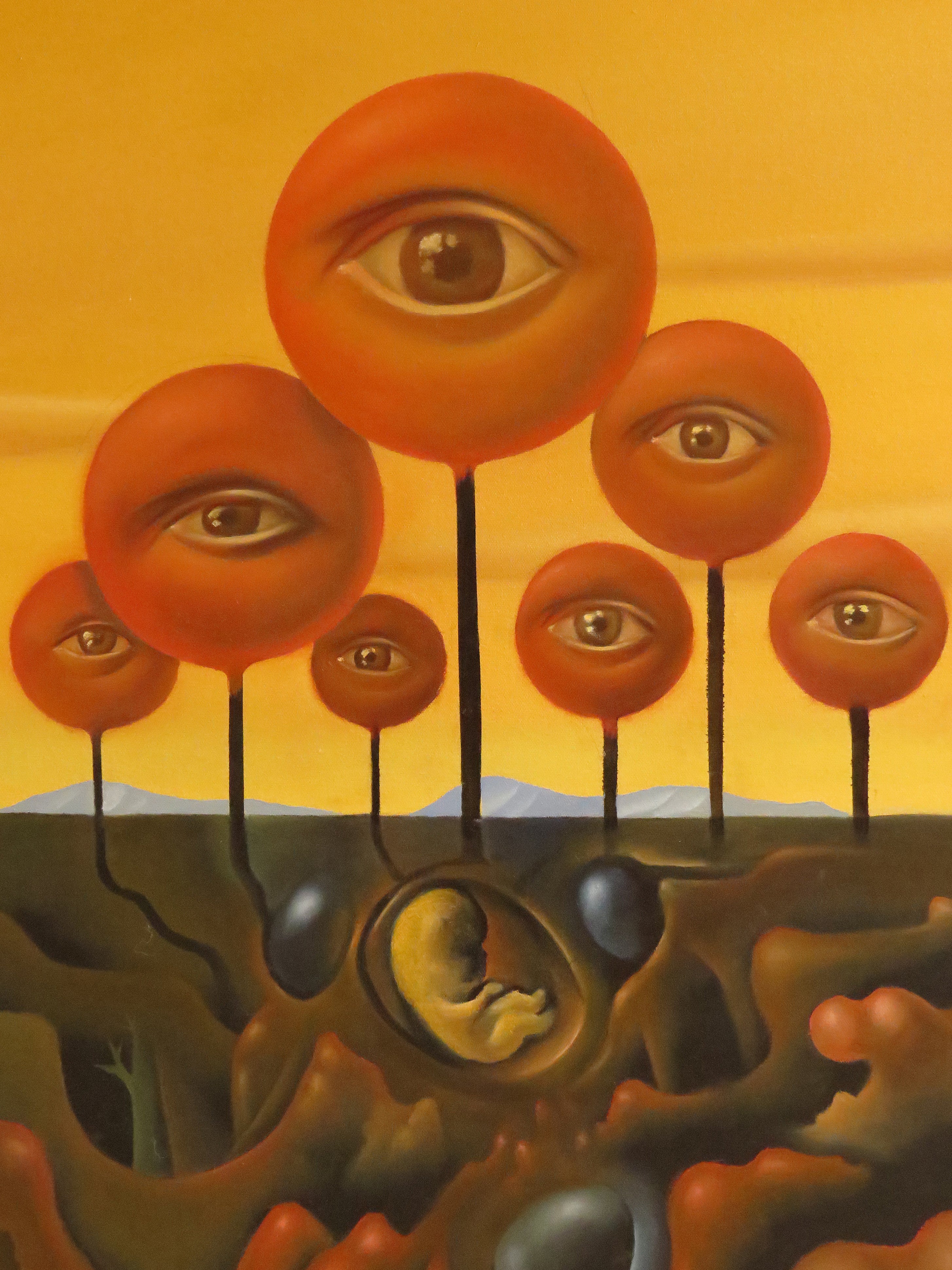 Painting Surrealism 'MASS MEDIA DISINFORMATION' Ruben Cukier