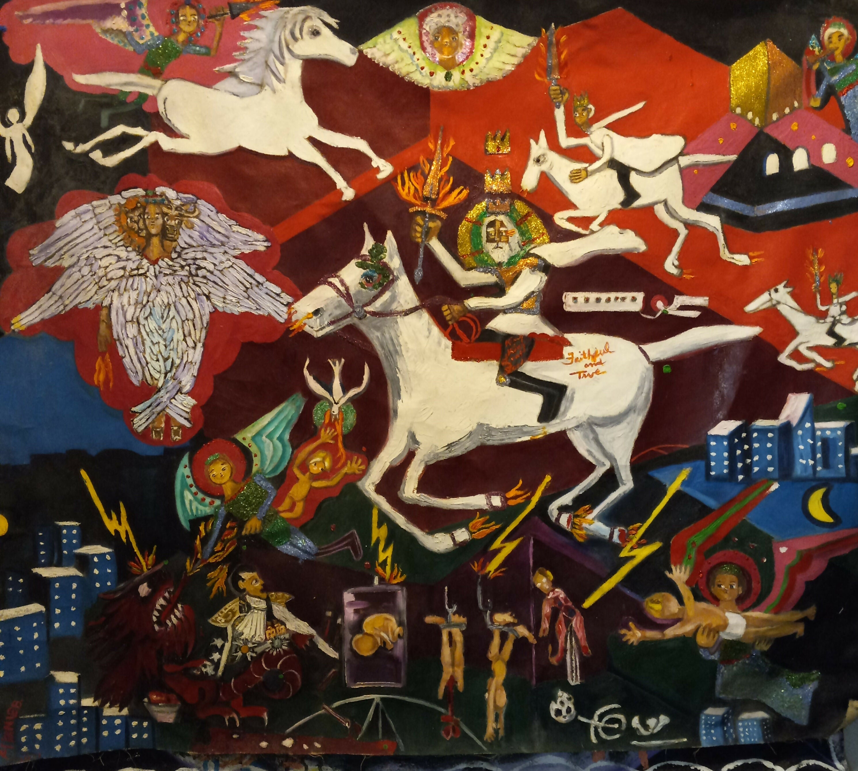 Oil Tapestry of the Spirit Mernie Baker