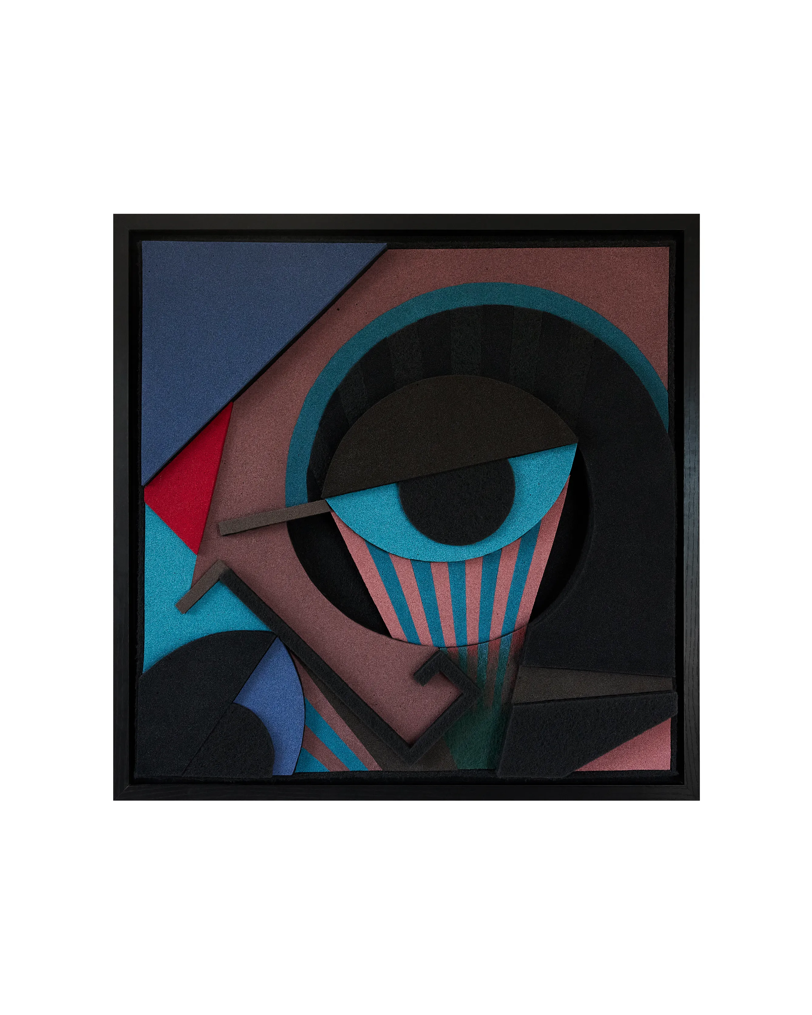 Abstract Acrylic Geometric Mixed Media 'RADIANCE' - Mixed Media Sculpture Eni Pullumbi