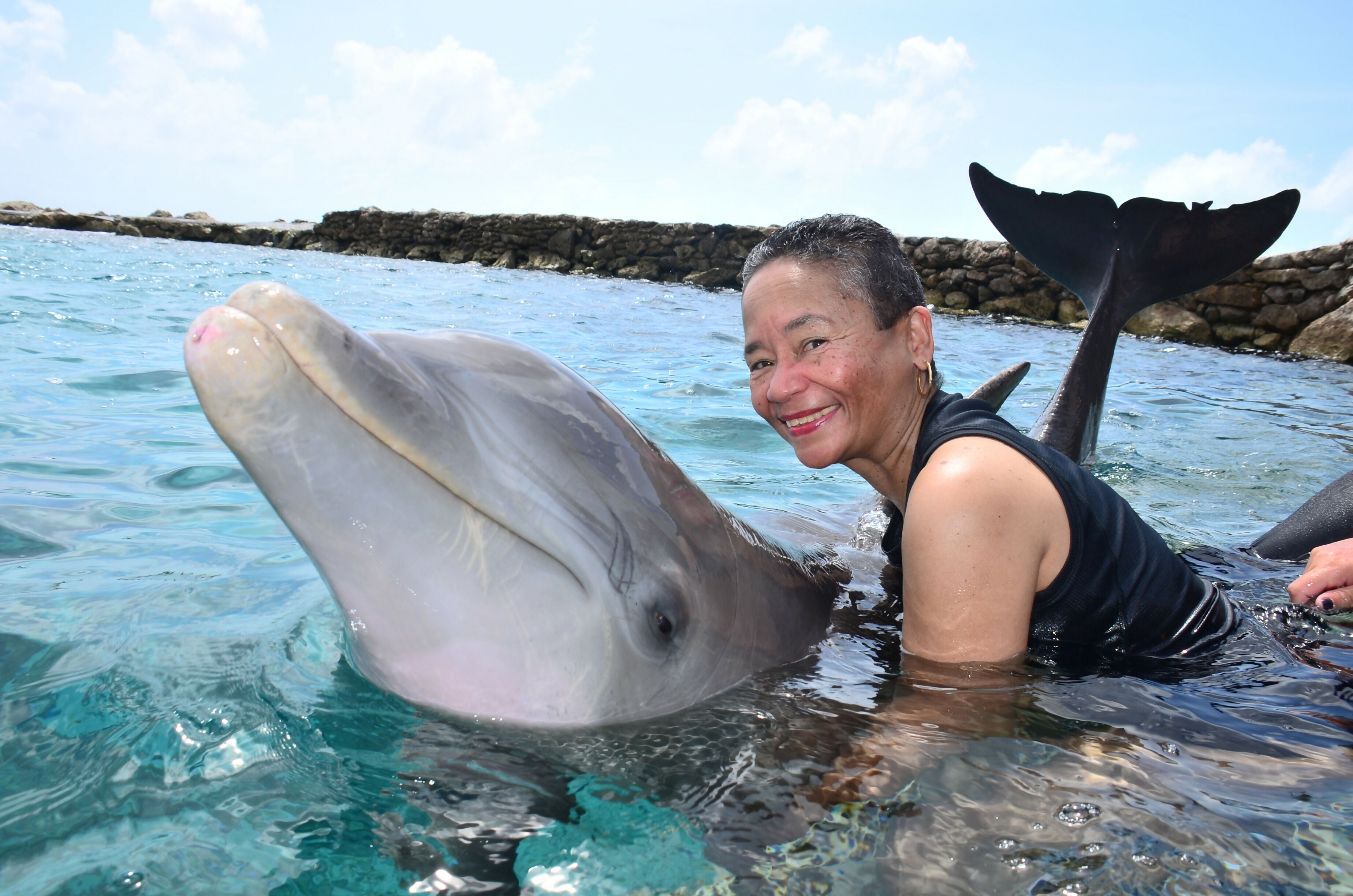 Acrylic Figurative Oil Painting Seascape Curaçao Lagoon Atelier Synthia SAINT JAMES