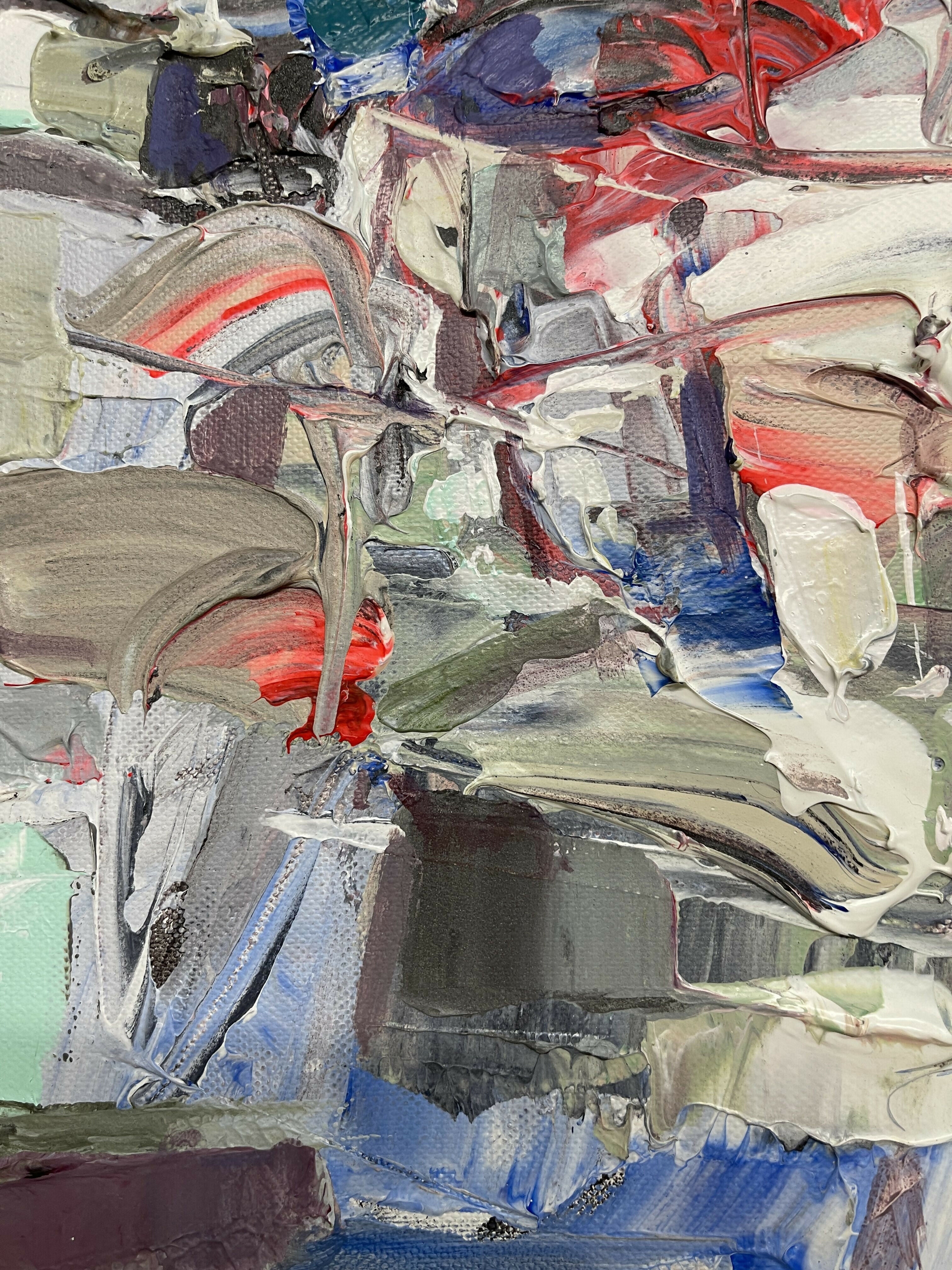 Abstract Acrylic Art Contemporary Expressionist Painting Visionary Continuum Series V TEJINDER KANDA