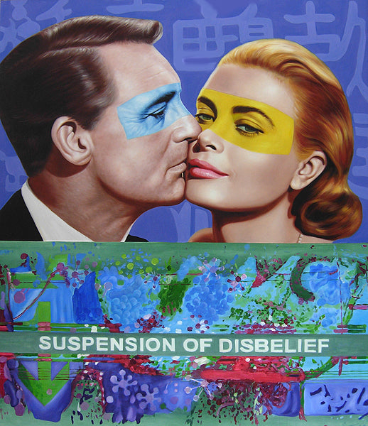 Contemporary 'SUSPENSION OF DISBELIEF' - Oil on Canvas Jan Bollaert