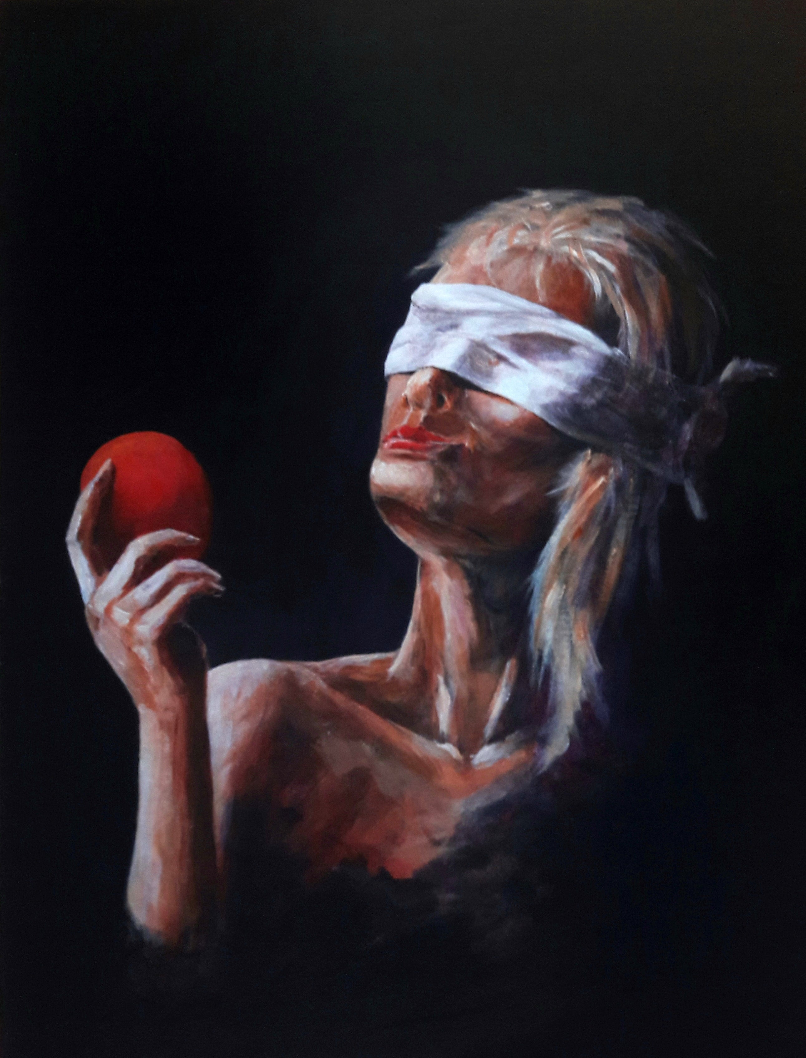 Acrylic Figurative 'THE FALL OF EDEN' - Acrylics on canvas J. P. McLaughlin