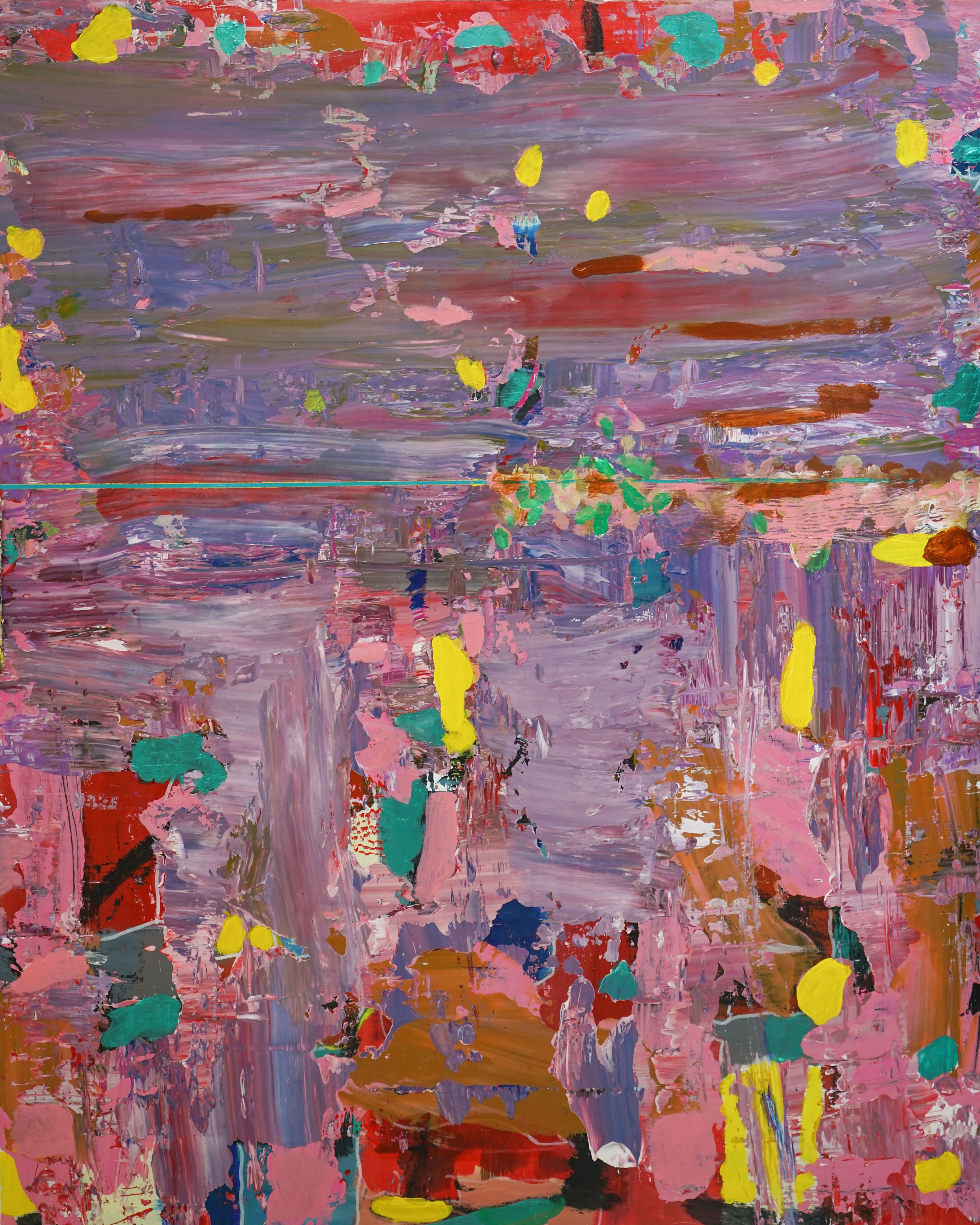 Abstract Acrylic Art Collage Contemporary Oil Painting Liberation of the mind 325 Geert Lemmers