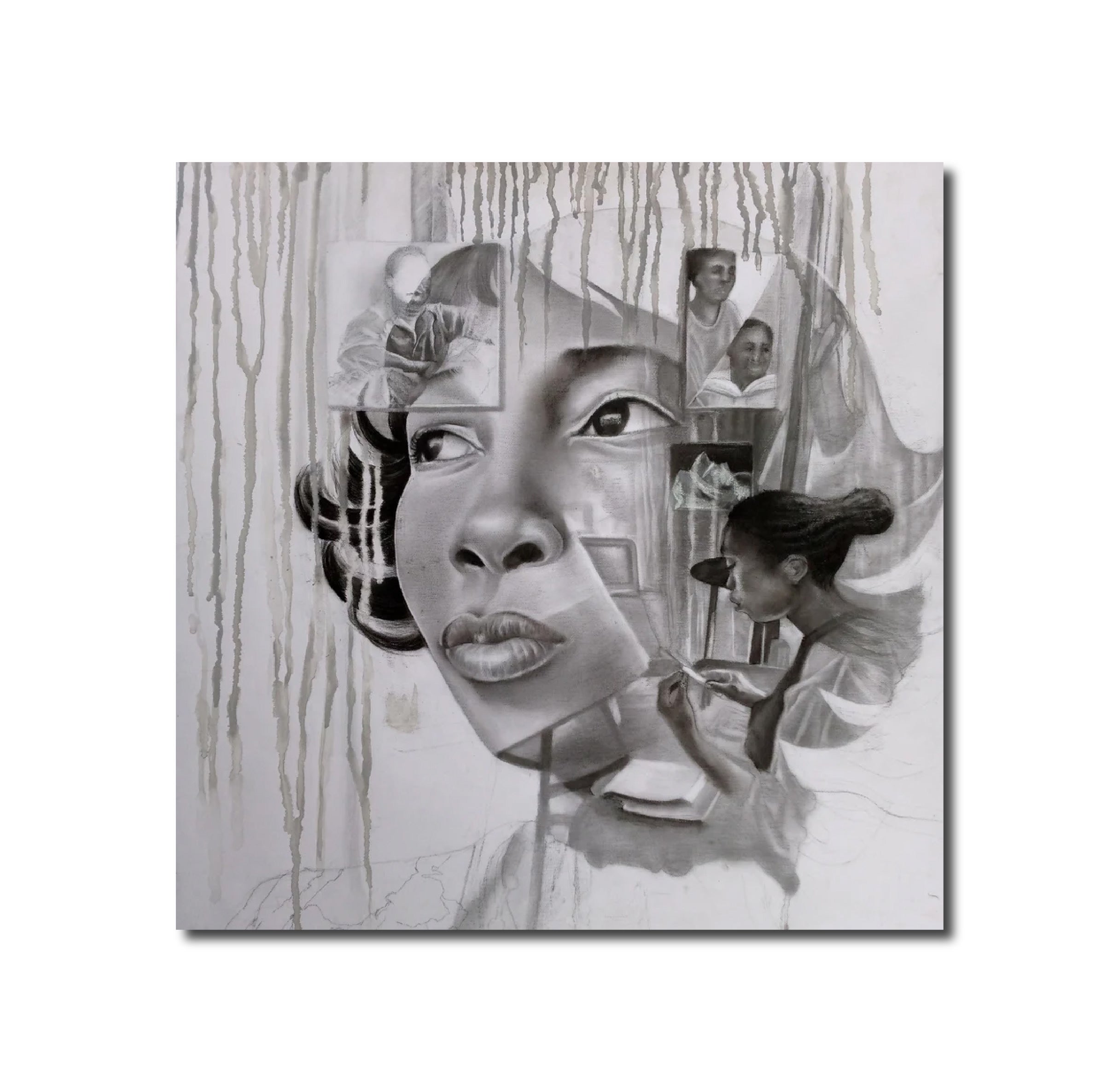 Drawing 'LOCKDOWN NO BI LOCKUP' - Drawing Clara Aden