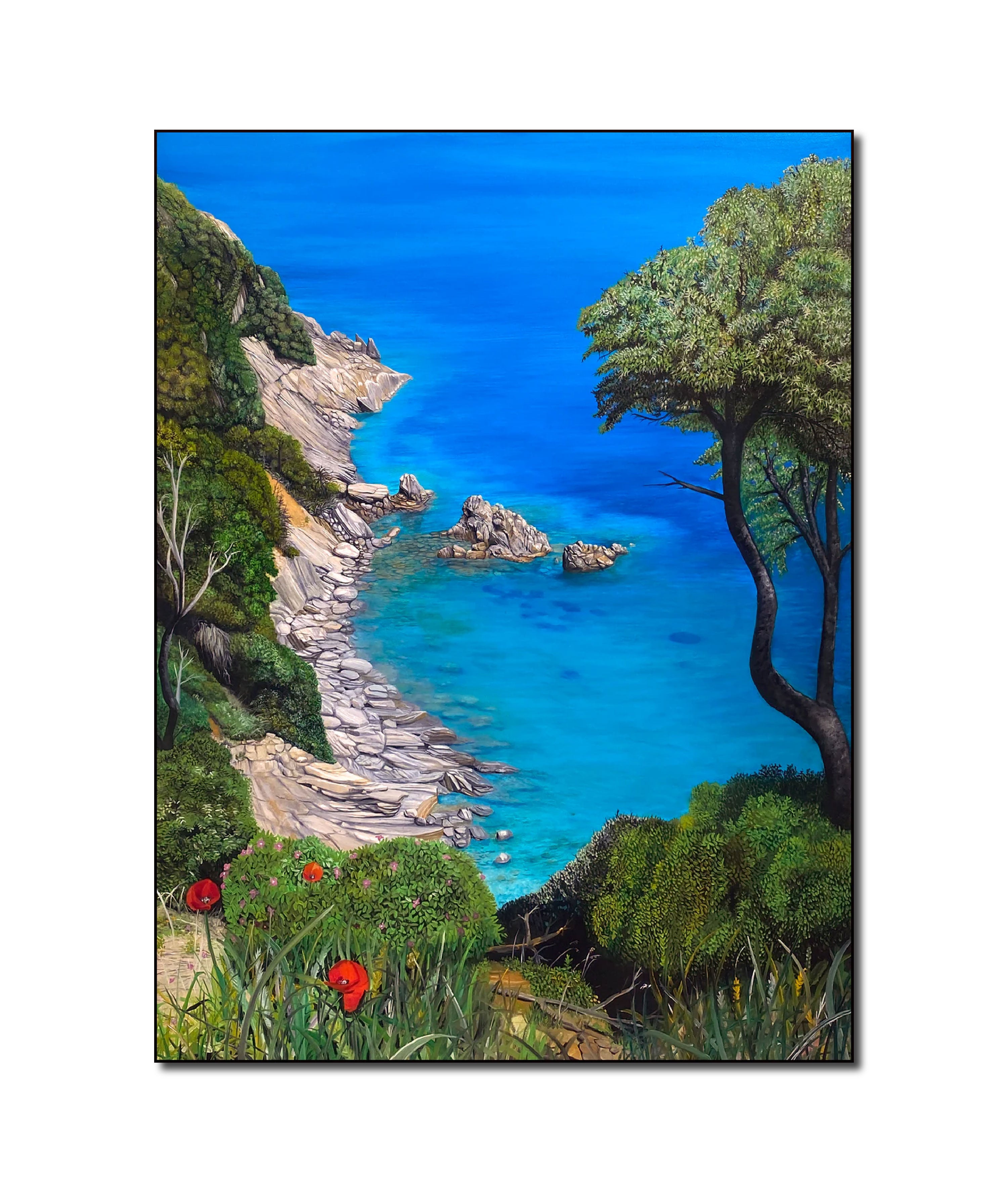 Landscape 'ELBA' - Oil on Canvas Matthew Holden Bates