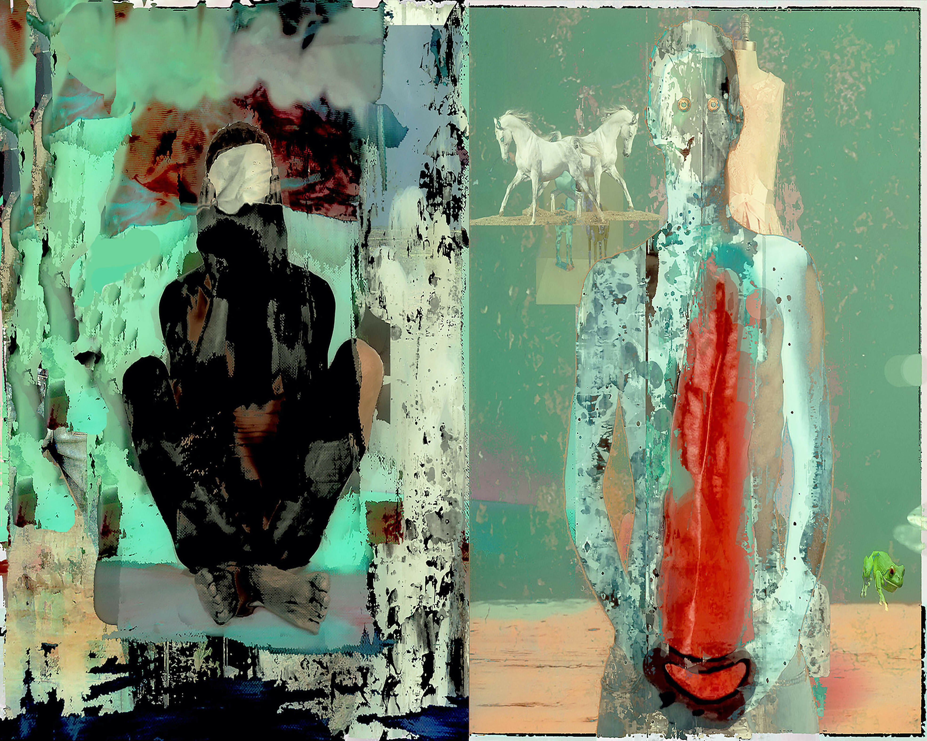 Acrylic Art Collage Colorized Photography Mixed Media Shame and pride Geert Lemmers