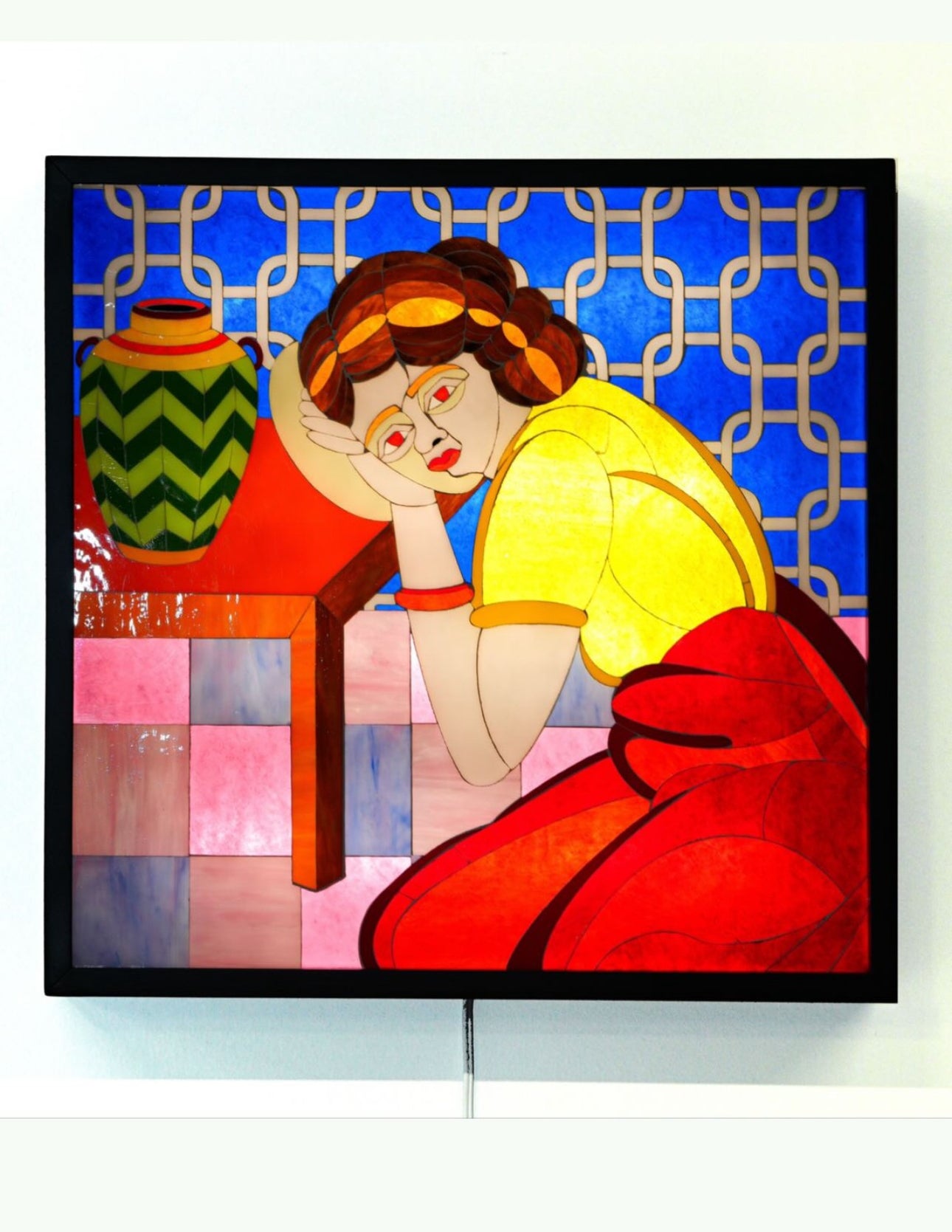 Mosaic 'WORK ETHIC' - Glass Mosaic Piper Lewine