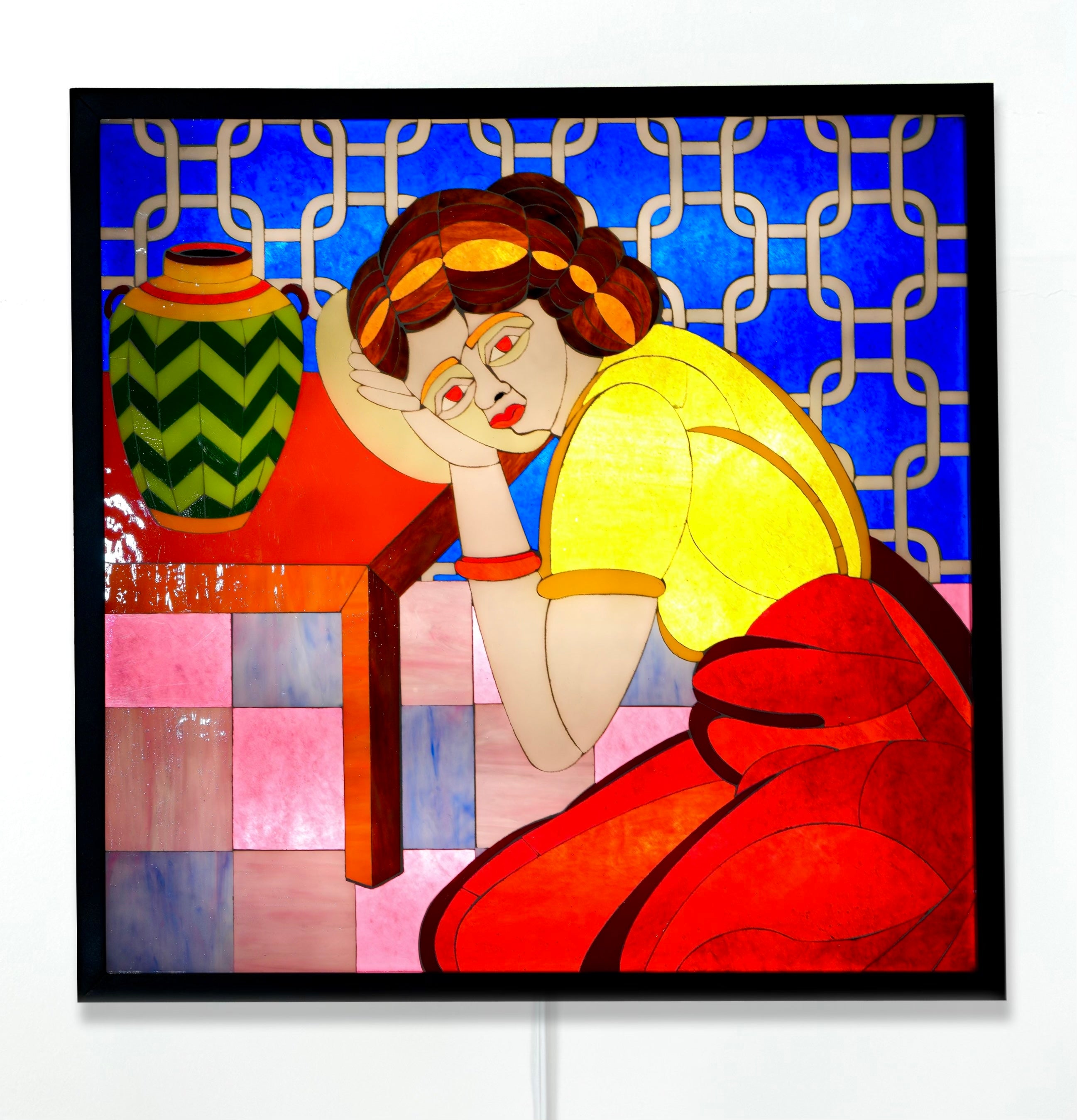 Mosaic 'WORK ETHIC' - Glass Mosaic Piper Lewine