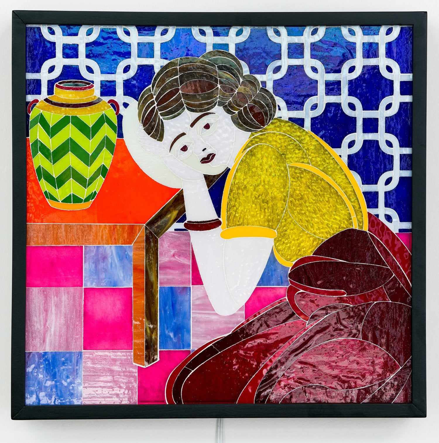 Mosaic 'WORK ETHIC' - Glass Mosaic Piper Lewine