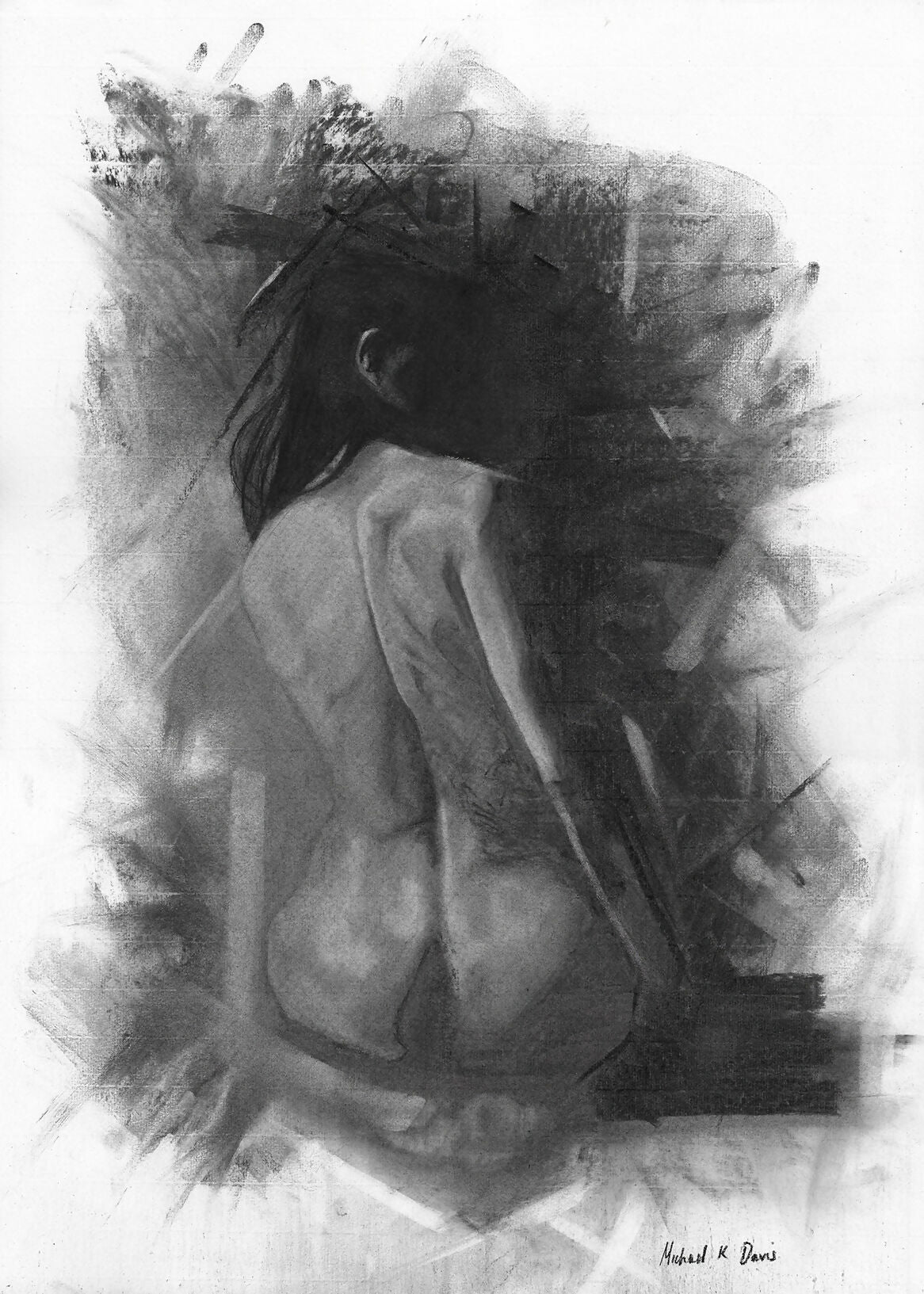 Art Drawing Figurative Katie Michael K Davis