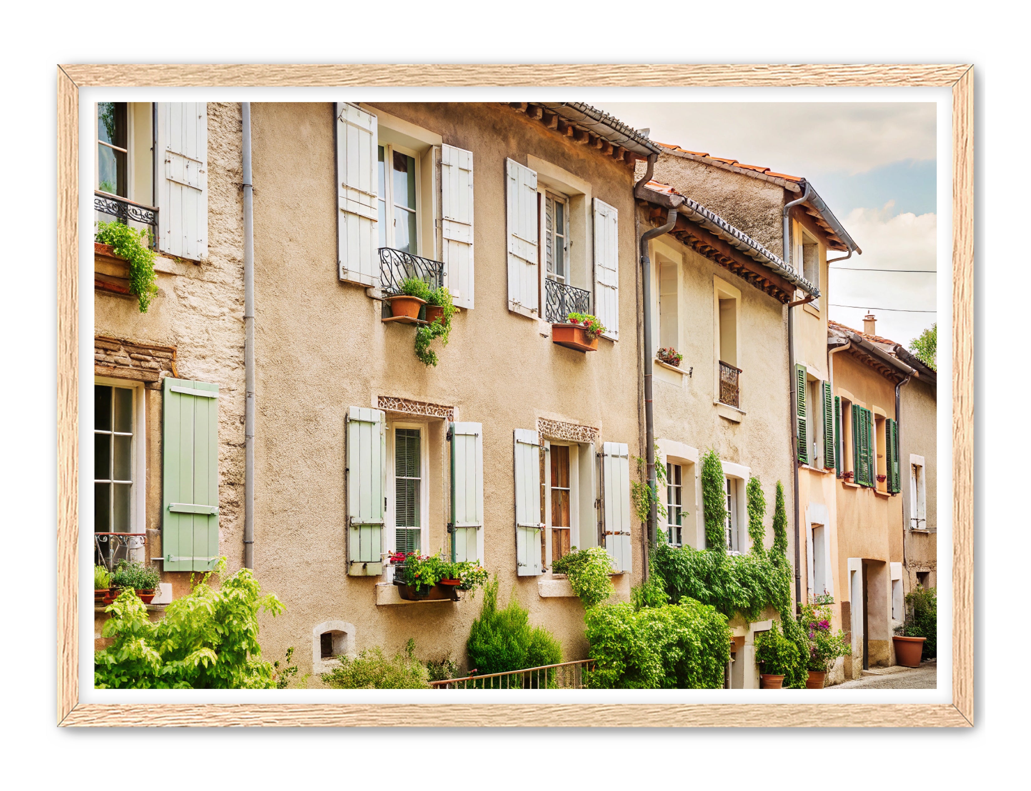 Apricus Prints La Bella Vita 'French Village' Apricus Art Collection