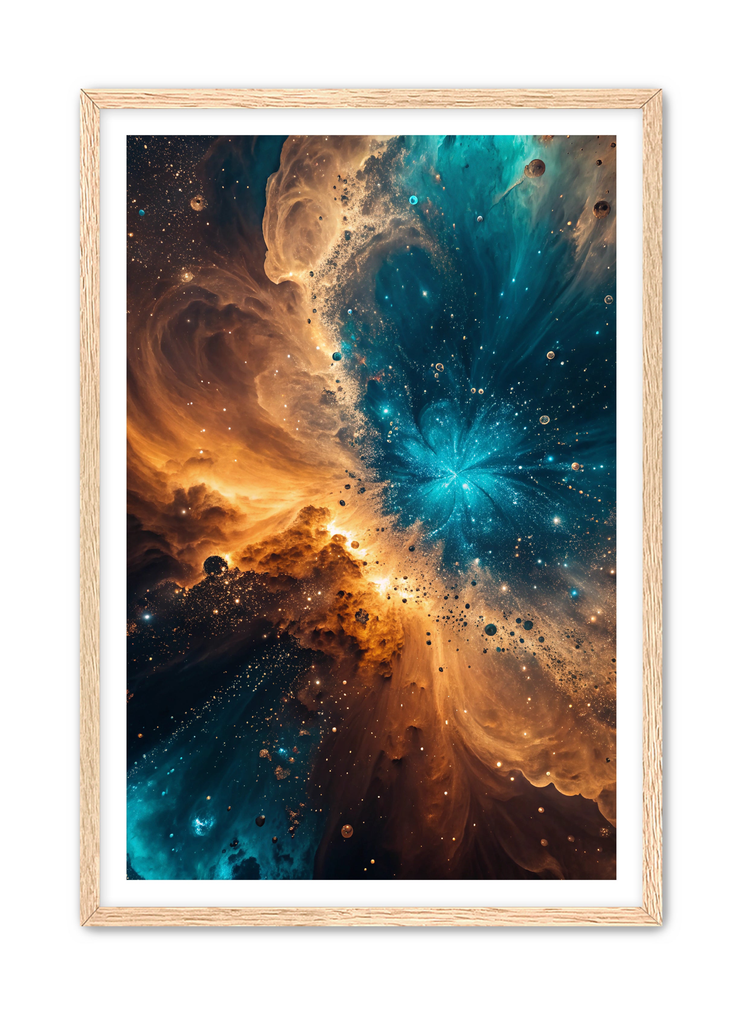 Abstract Prints 'The Universe' Apricus Art Collection