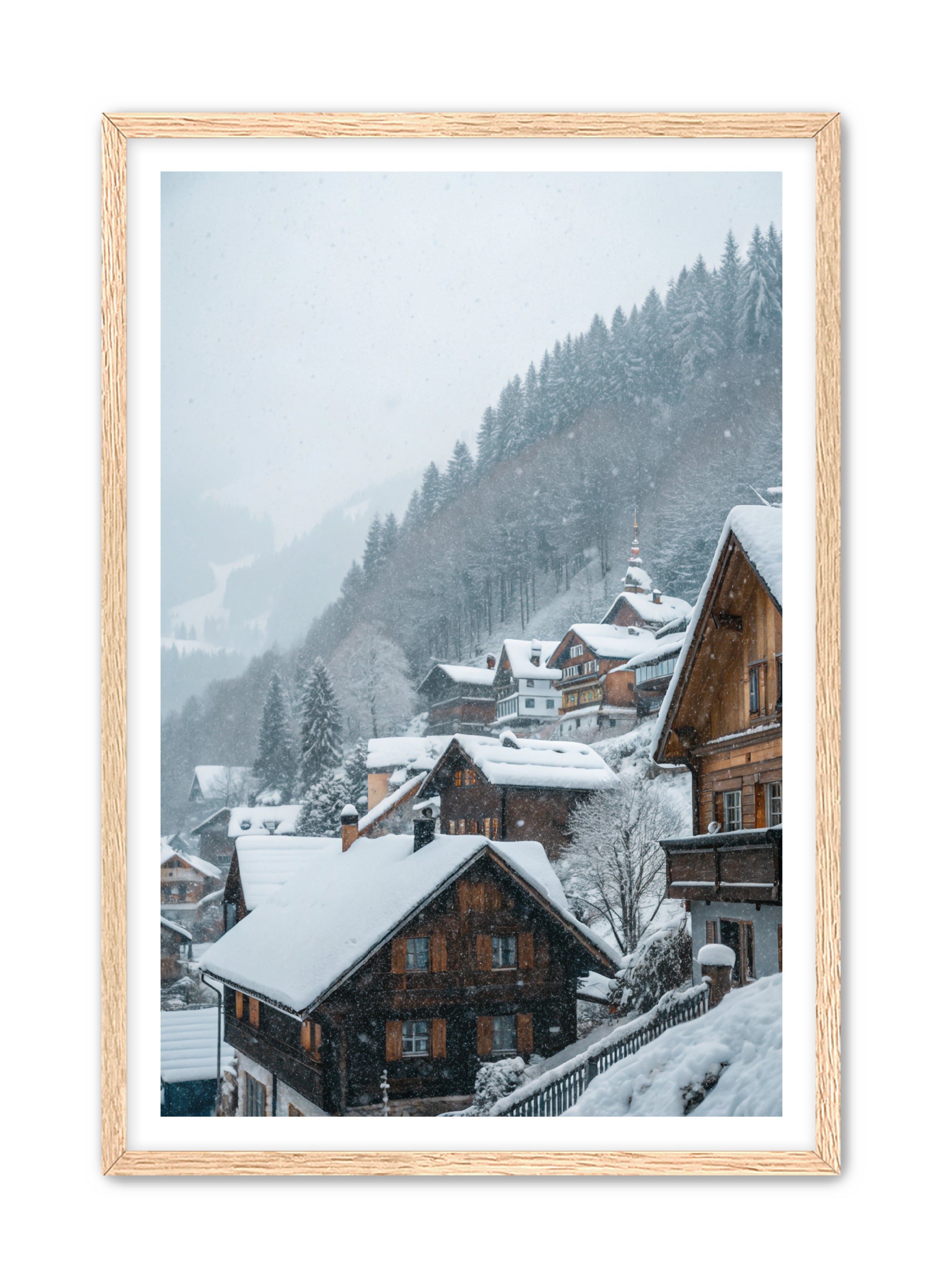 Apricus Prints 'Winter in the Alps' Apricus Art Collection