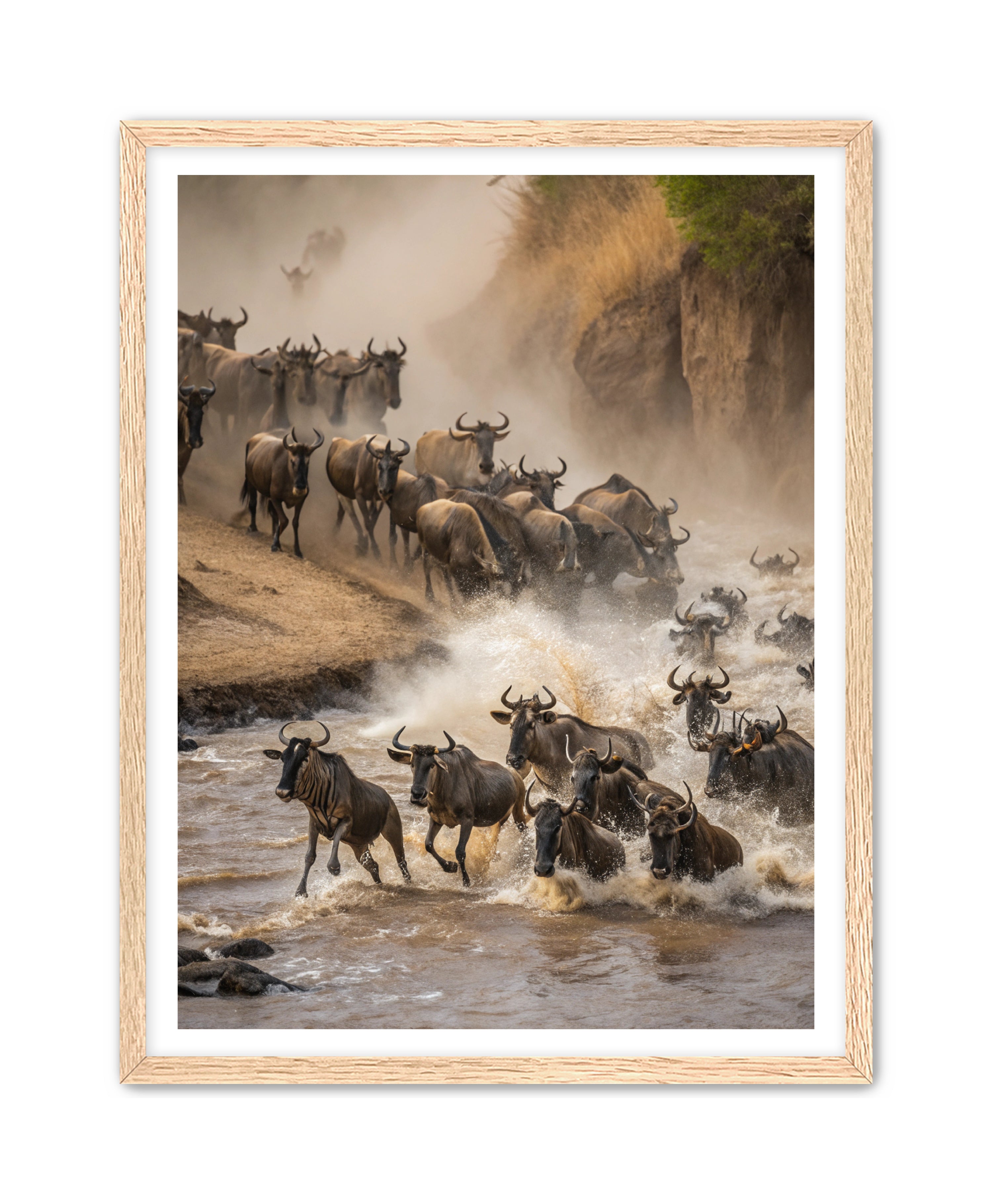 Apricus Prints 'Stampede Crossing' Apricus Art Collection