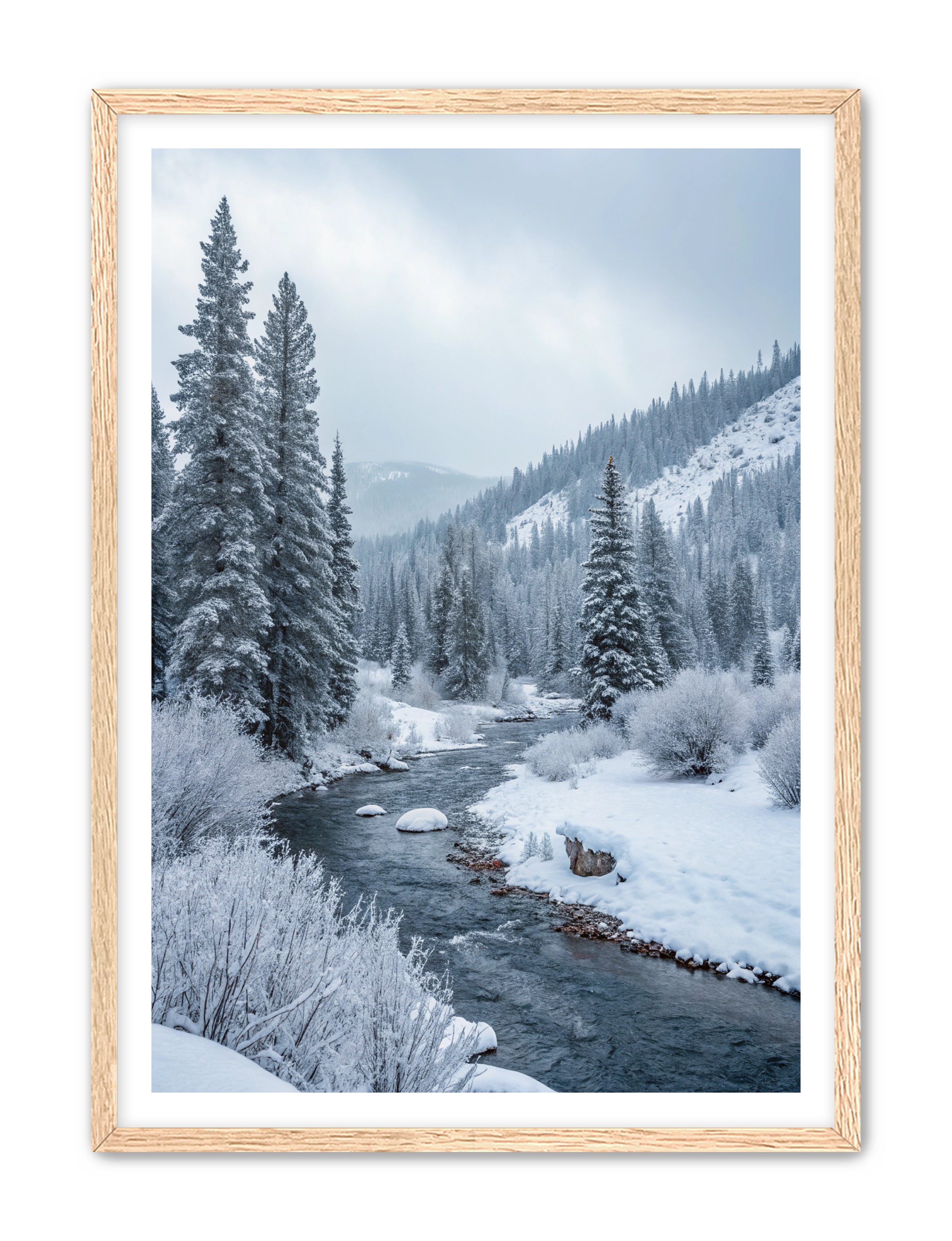 Apricus Prints 'Frozen Flow' Apricus Art Collection