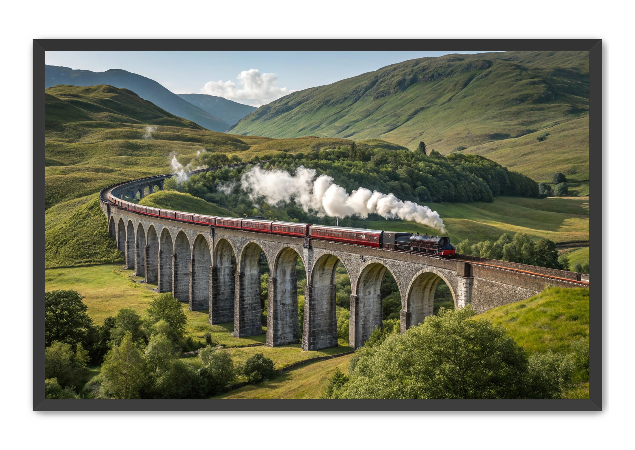 Apricus Prints 'Highland Express' Apricus Art Collection