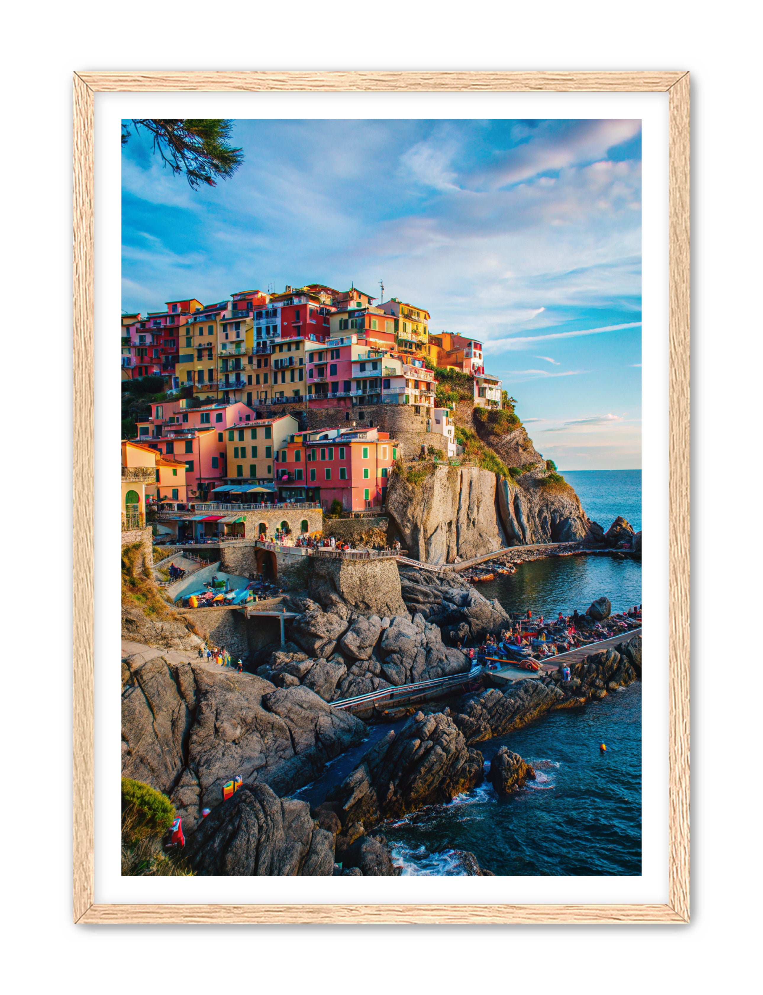 Apricus Prints La Bella Vita 'Cliffside Charm' Apricus Art Collection