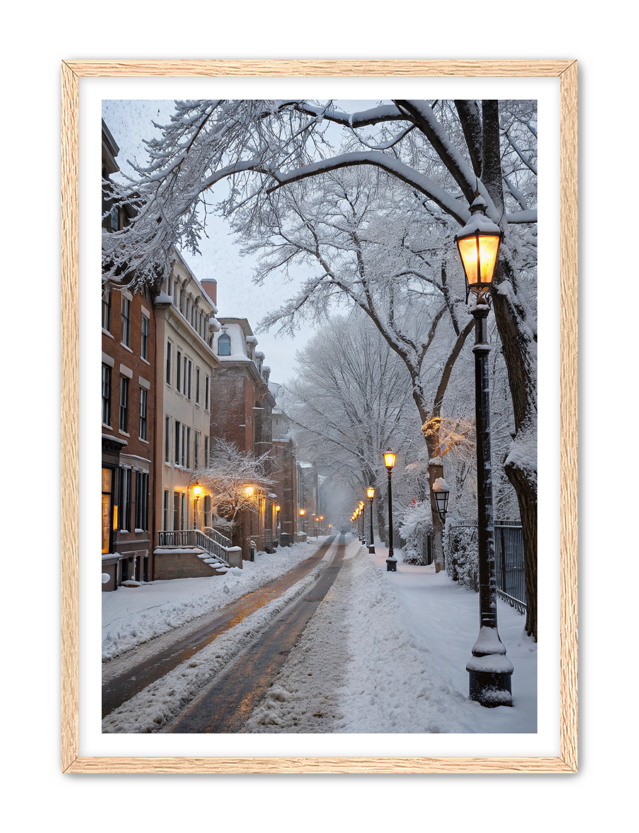 Apricus Prints 'Winter Stroll' Apricus Art Collection