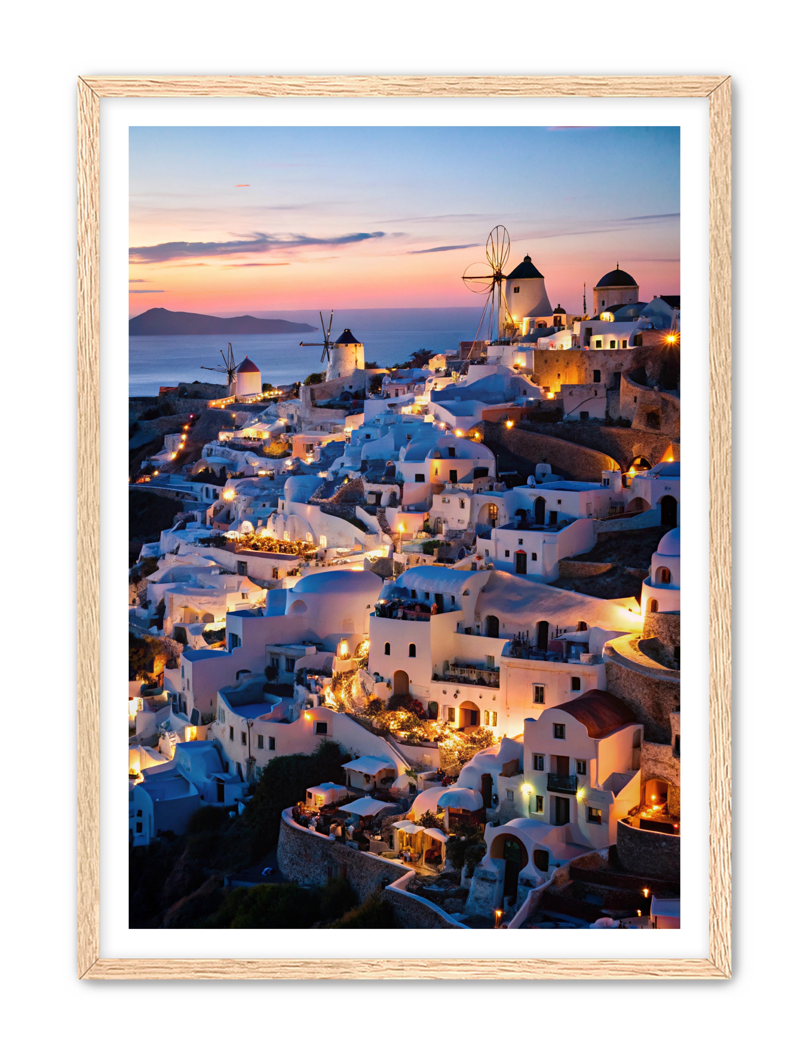 Apricus Prints La Bella Vita 'Evening Glow on the Aegean' Apricus Art Collection