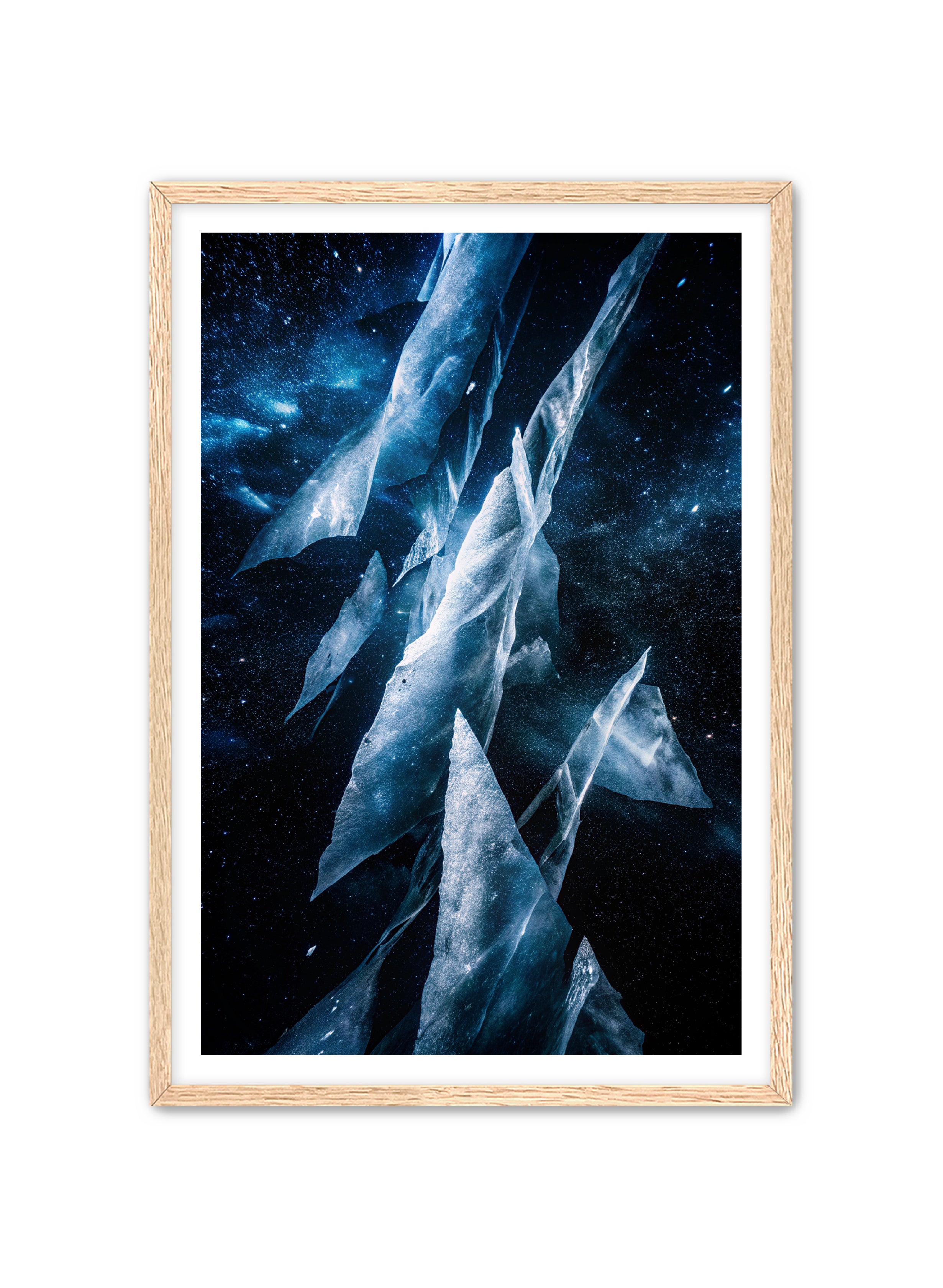 Abstract Prints 'Celestial Blur' Apricus Art Collection