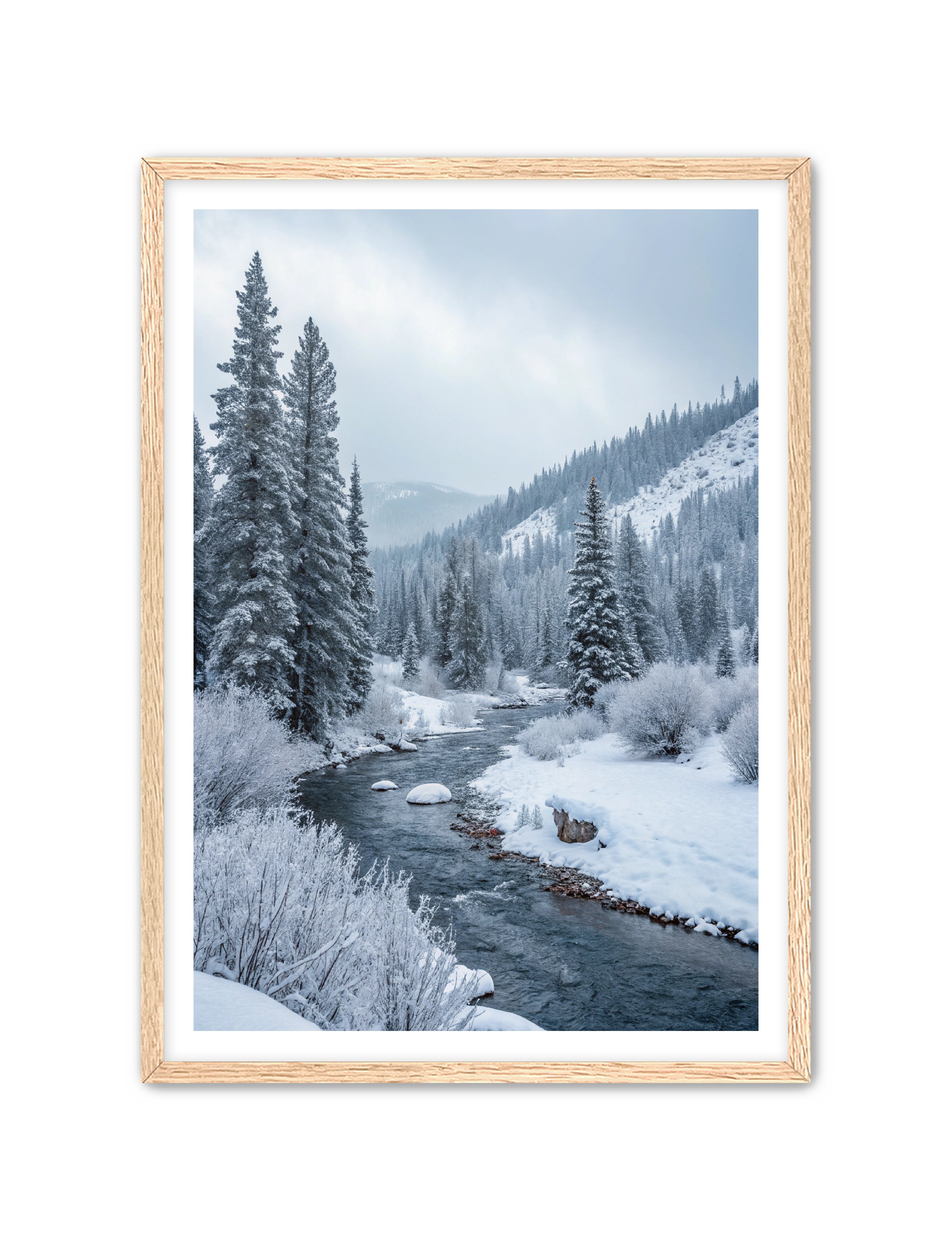 Apricus Prints 'Frozen Flow' Apricus Art Collection