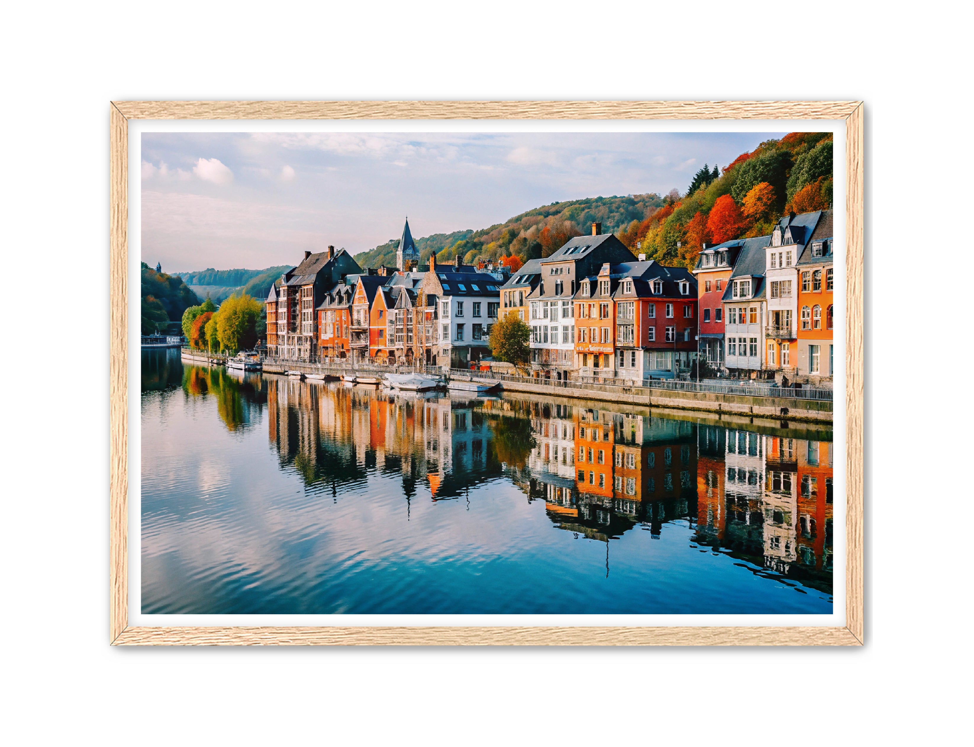 Apricus Prints La Bella Vita 'Fall on the Dutch Canal' Apricus Art Collection